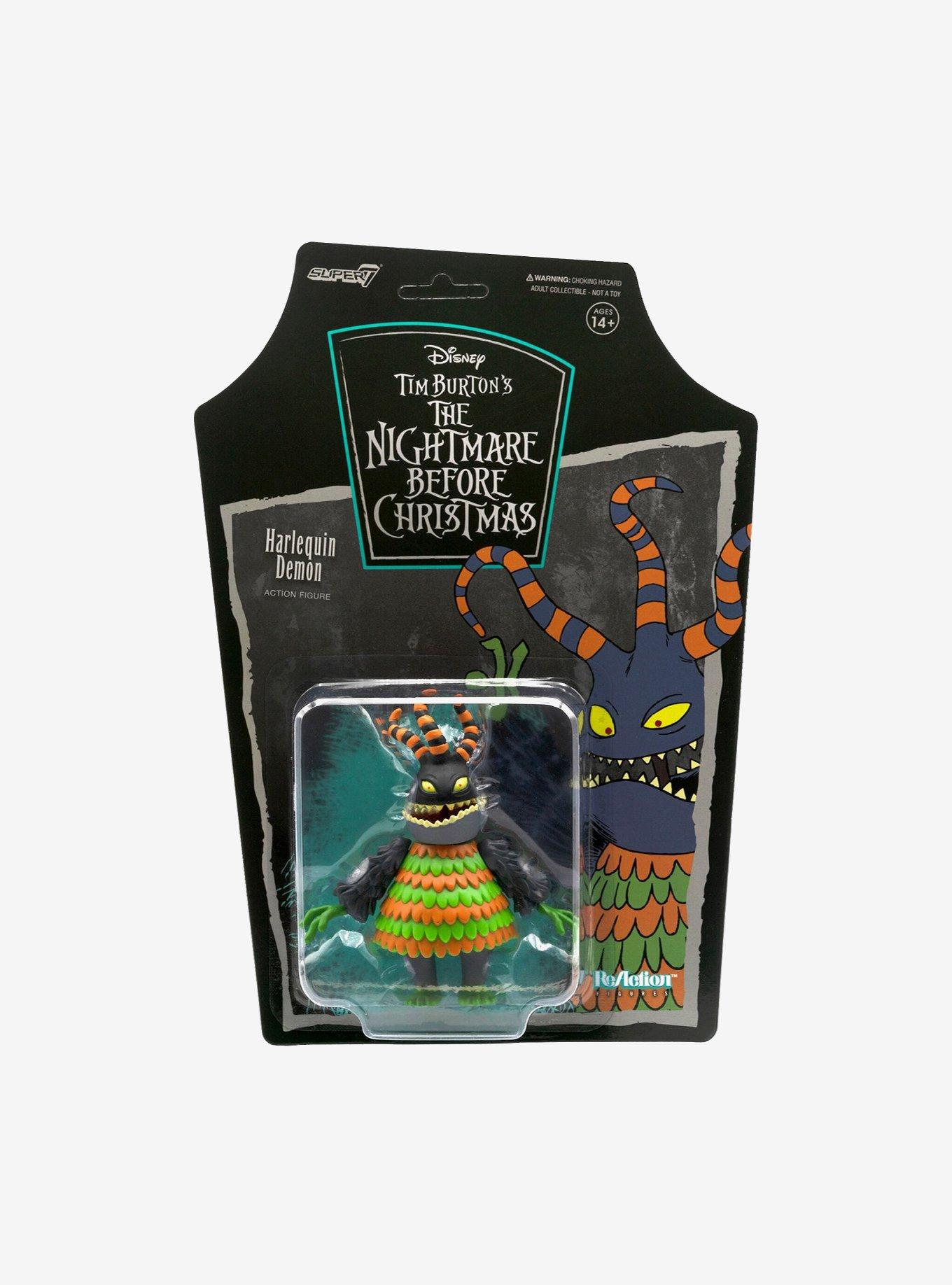 Super7 ReAction The Nightmare Before Christmas Harlequin Demon Collectible Action Figure, , alternate