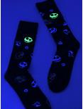 The Nightmare Before Christmas Glow-In-The-Dark Crew Socks, , alternate