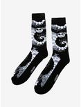 The Nightmare Before Christmas Jack Spiral Tie-Dye Crew Socks, , alternate