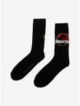 Jurassic Park Logo Crew Socks, , alternate