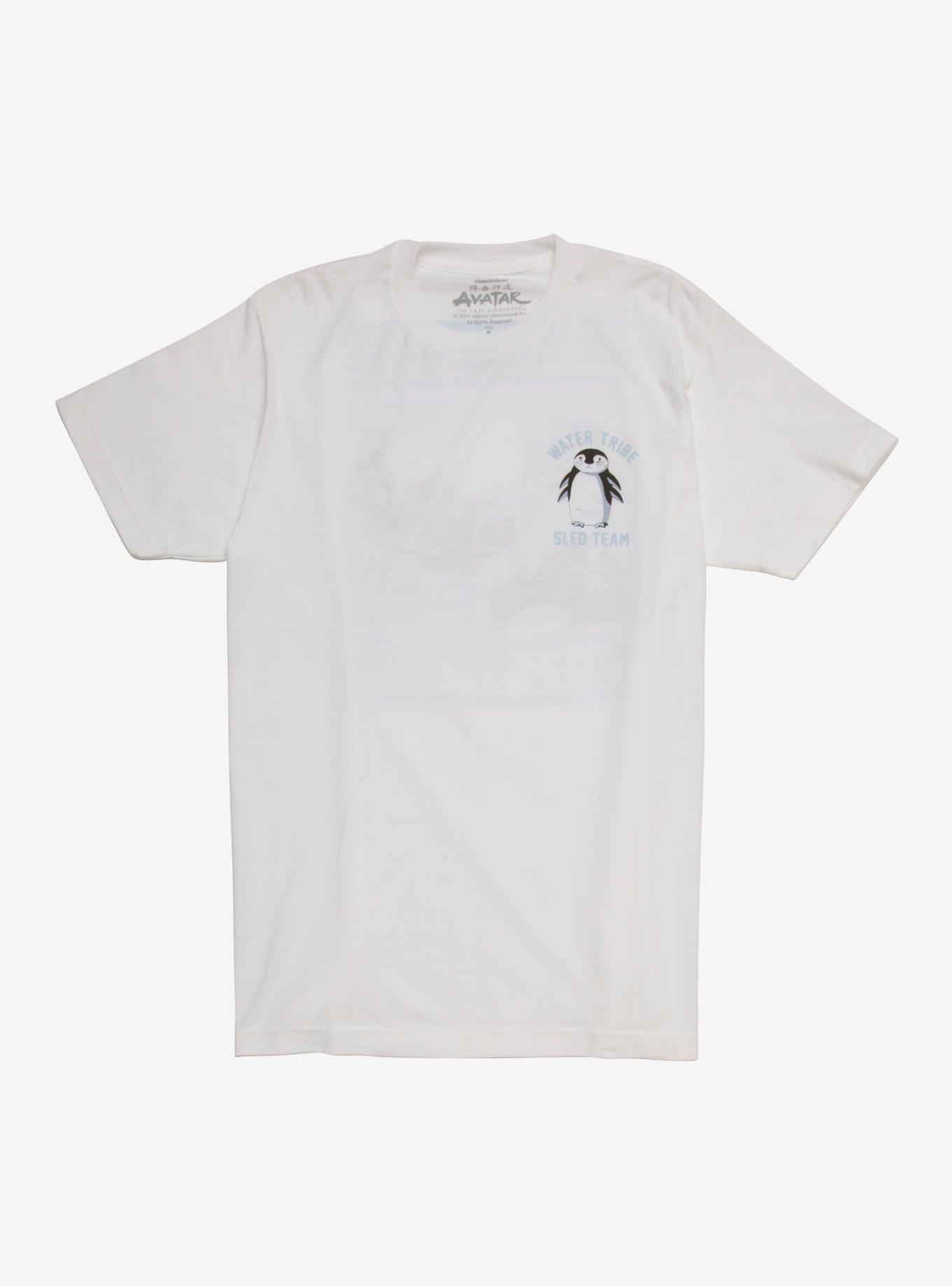 Avatar: The Last Airbender Penguin Sledding T-Shirt - BoxLunch Exclusive, WHITE, alternate