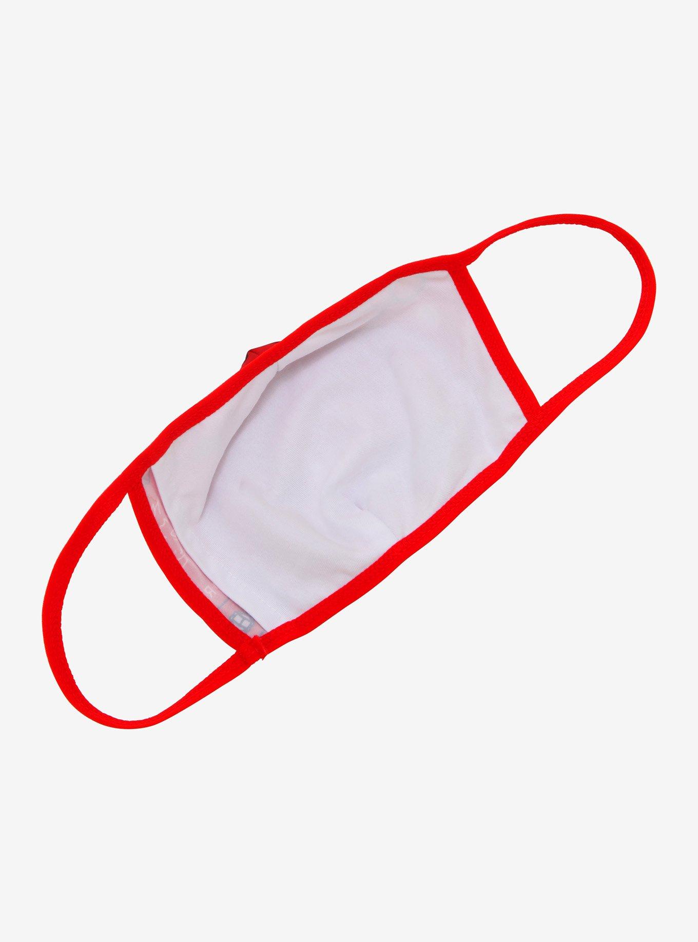 Harry Potter Red Gryffindor Icons Fashion Face Mask With Filter Pocket, , alternate