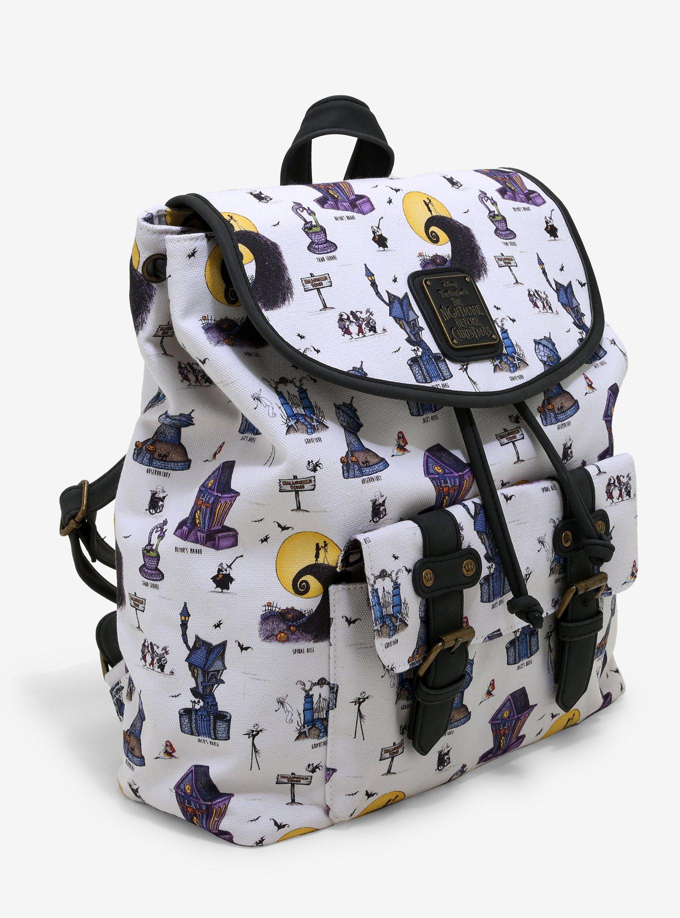 Loungefly Disney The Nightmare Before Christmas Halloween Town Rucksack - BoxLunch Exclusive, , alternate