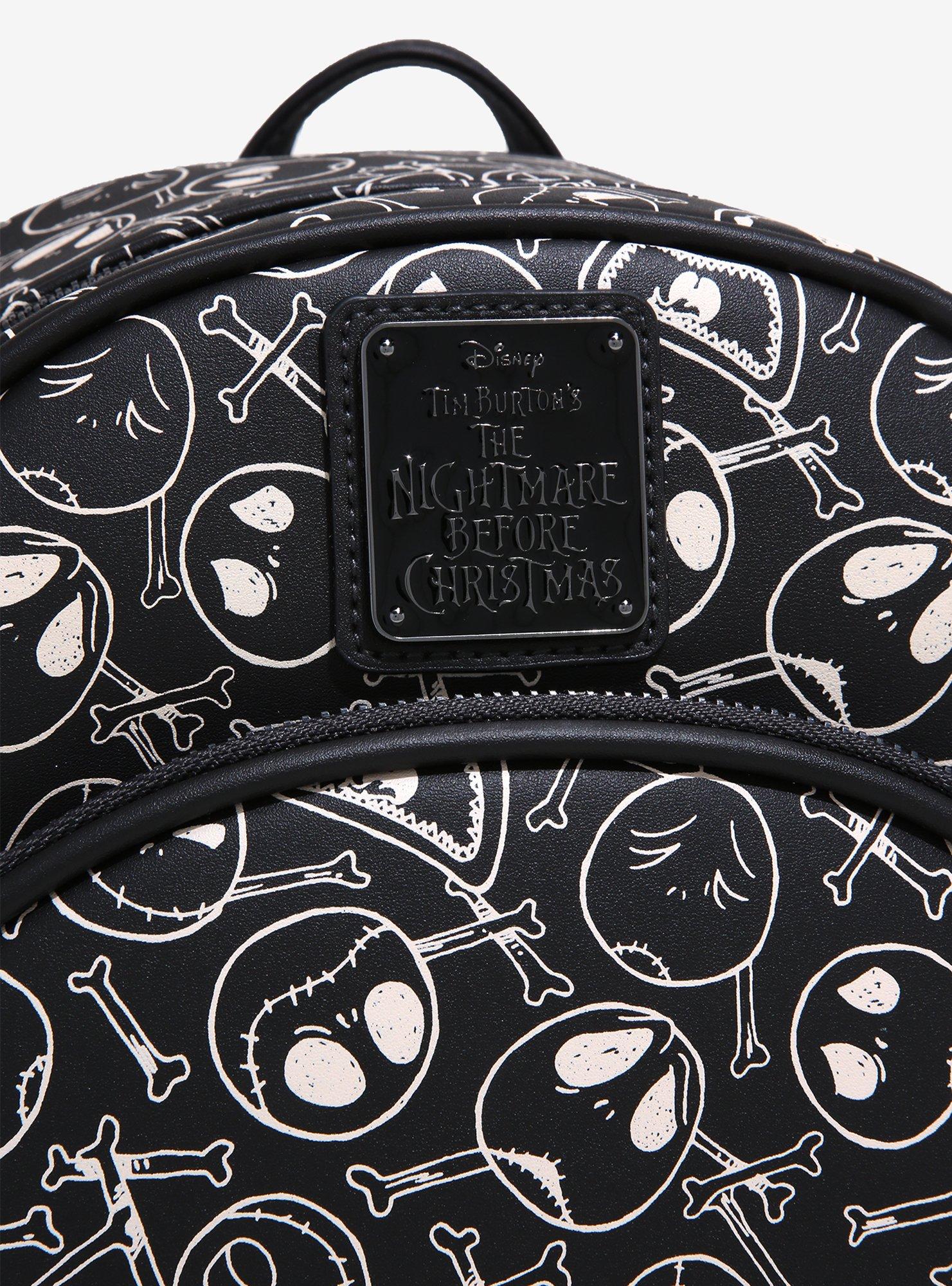 Loungefly Disney The Nightmare Before Christmas Jack Skellington Skull and Bones Mini Backpack - BoxLunch Exclusive, , alternate