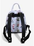 Loungefly Disney The Nightmare Before Christmas Cast Striped Mini Backpack - BoxLunch Exclusive, , alternate