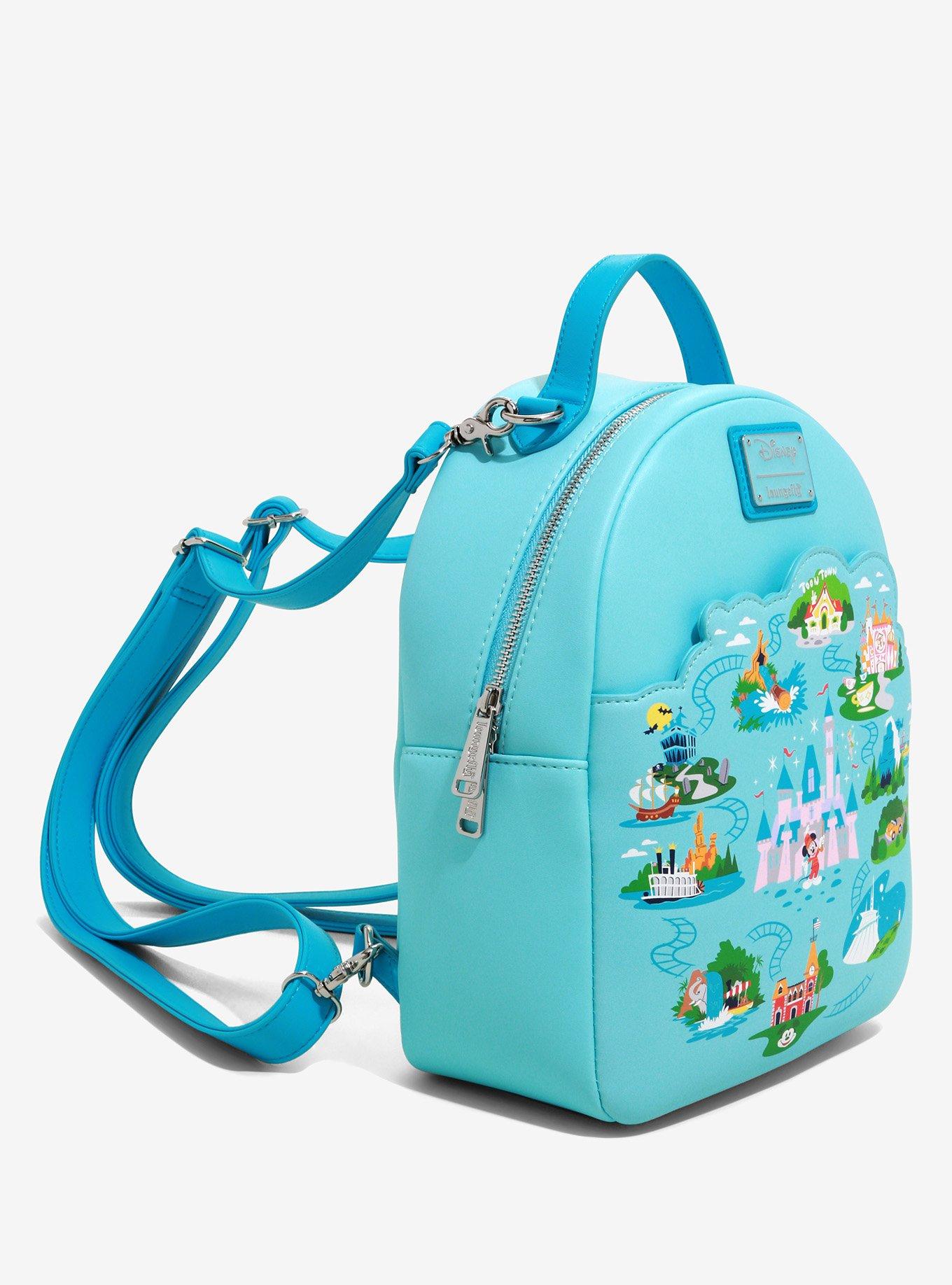 Loungefly Disneyland 65th Anniversary Convertible Mini Backpack - BoxLunch Exclusive, , alternate