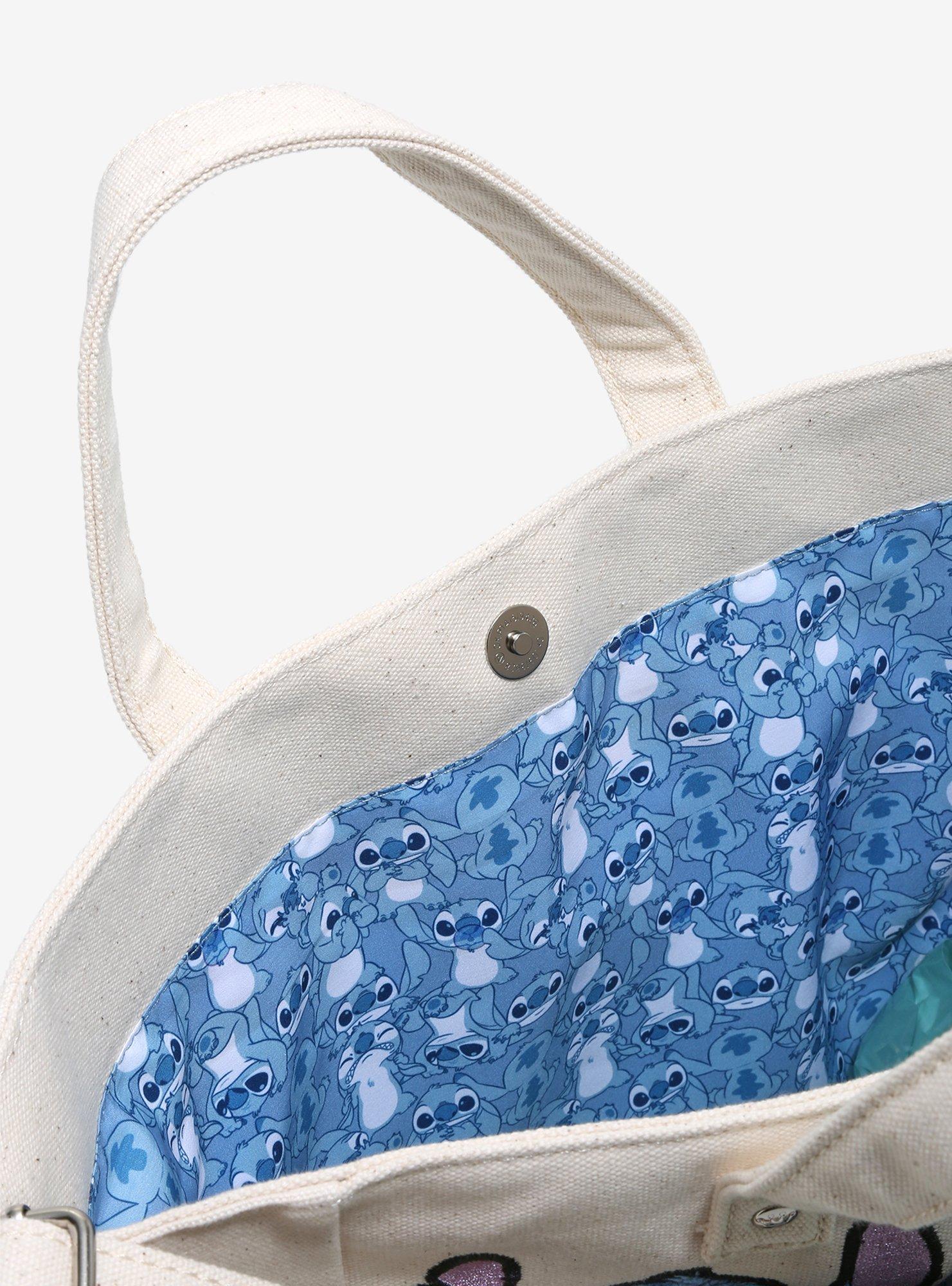 Loungefly Disney Lilo & Stitch Chenille Tote - BoxLunch Exclusive, , alternate