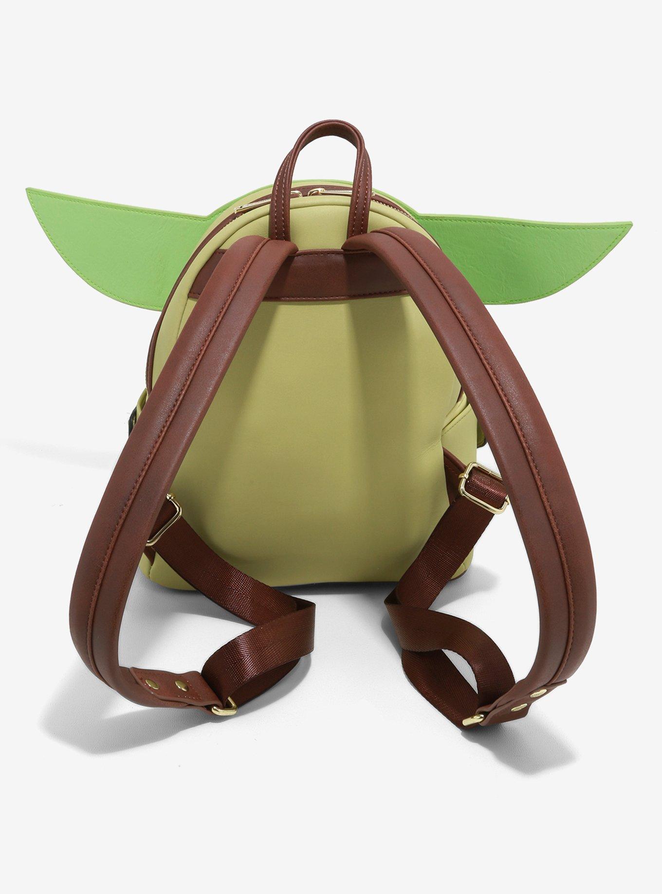 Loungefly Star Wars The Mandalorian The Child with Cup Figural Mini Backpack - BoxLunch Exclusive, , alternate