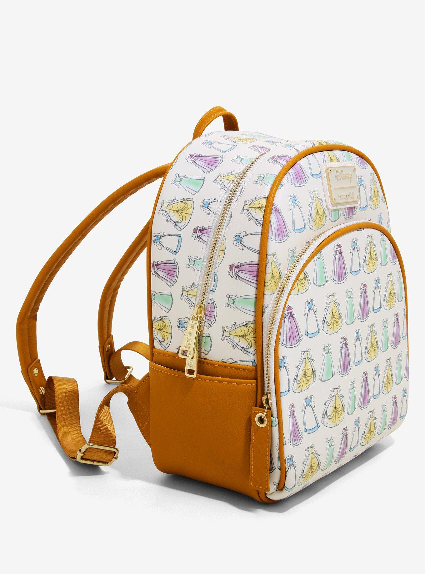 Loungefly Disney Beauty and the Beast Dresses Mini Backpack - BoxLunch Exclusive, , alternate