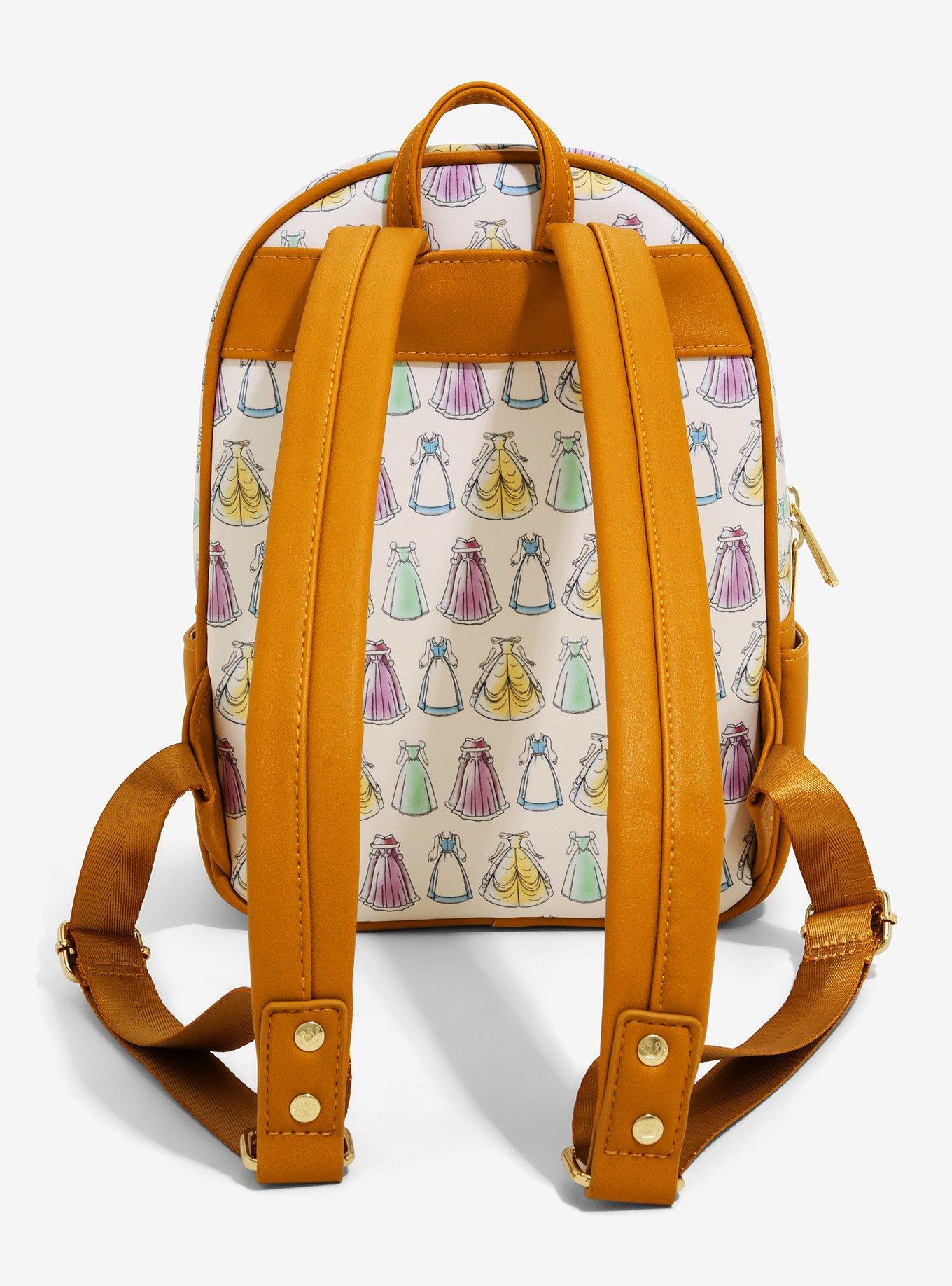 Loungefly Disney Beauty and the Beast Dresses Mini Backpack - BoxLunch Exclusive, , alternate