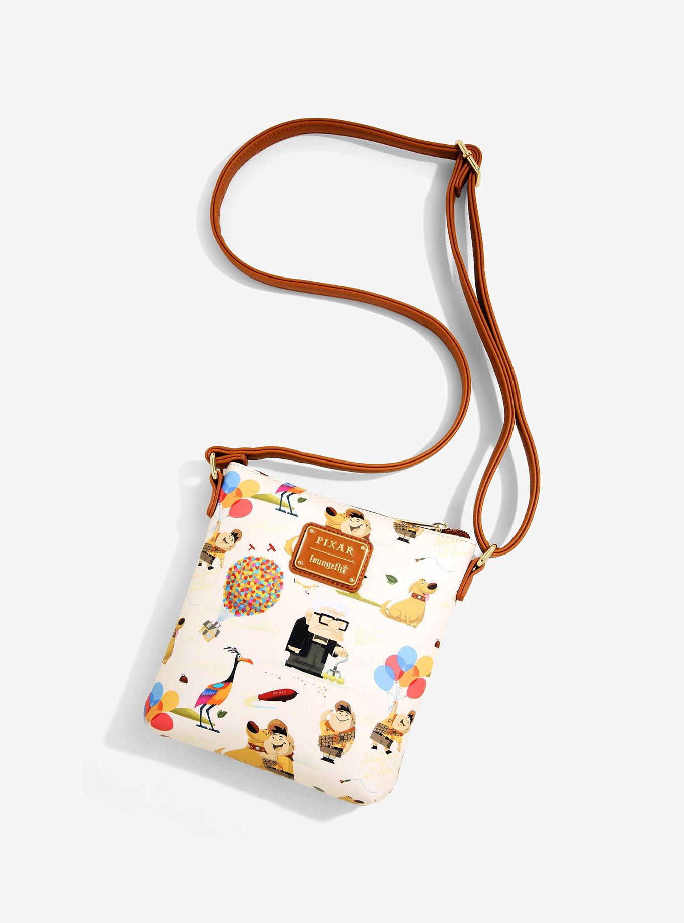 Loungefly Disney Pixar Up Characters Allover Print Crossbody Bag - BoxLunch Exclusive, , alternate