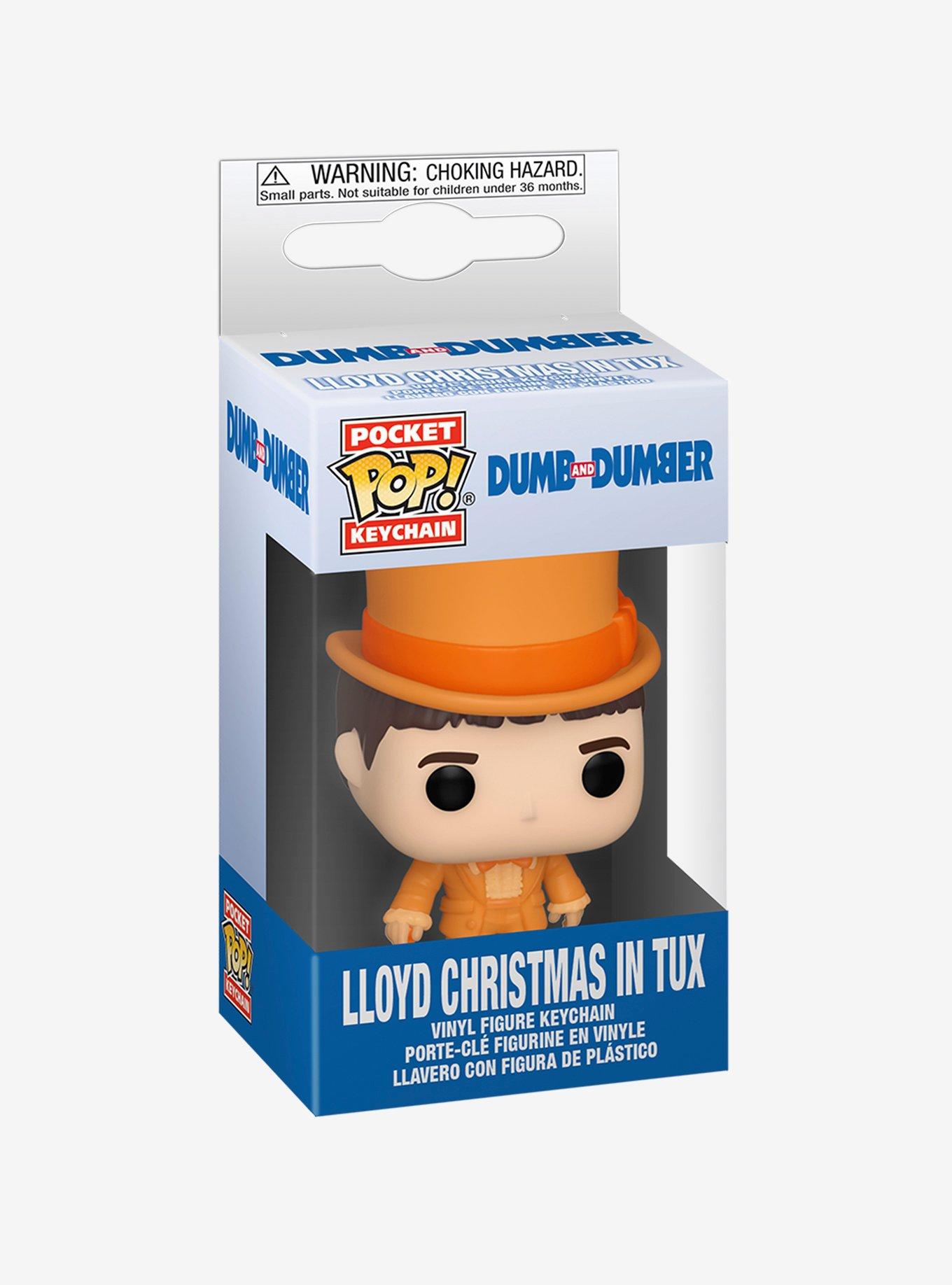 Funko Dumb And Dumber Pocket Pop! Lloyd Christmas In Tux Vinyl Key Chain, , alternate