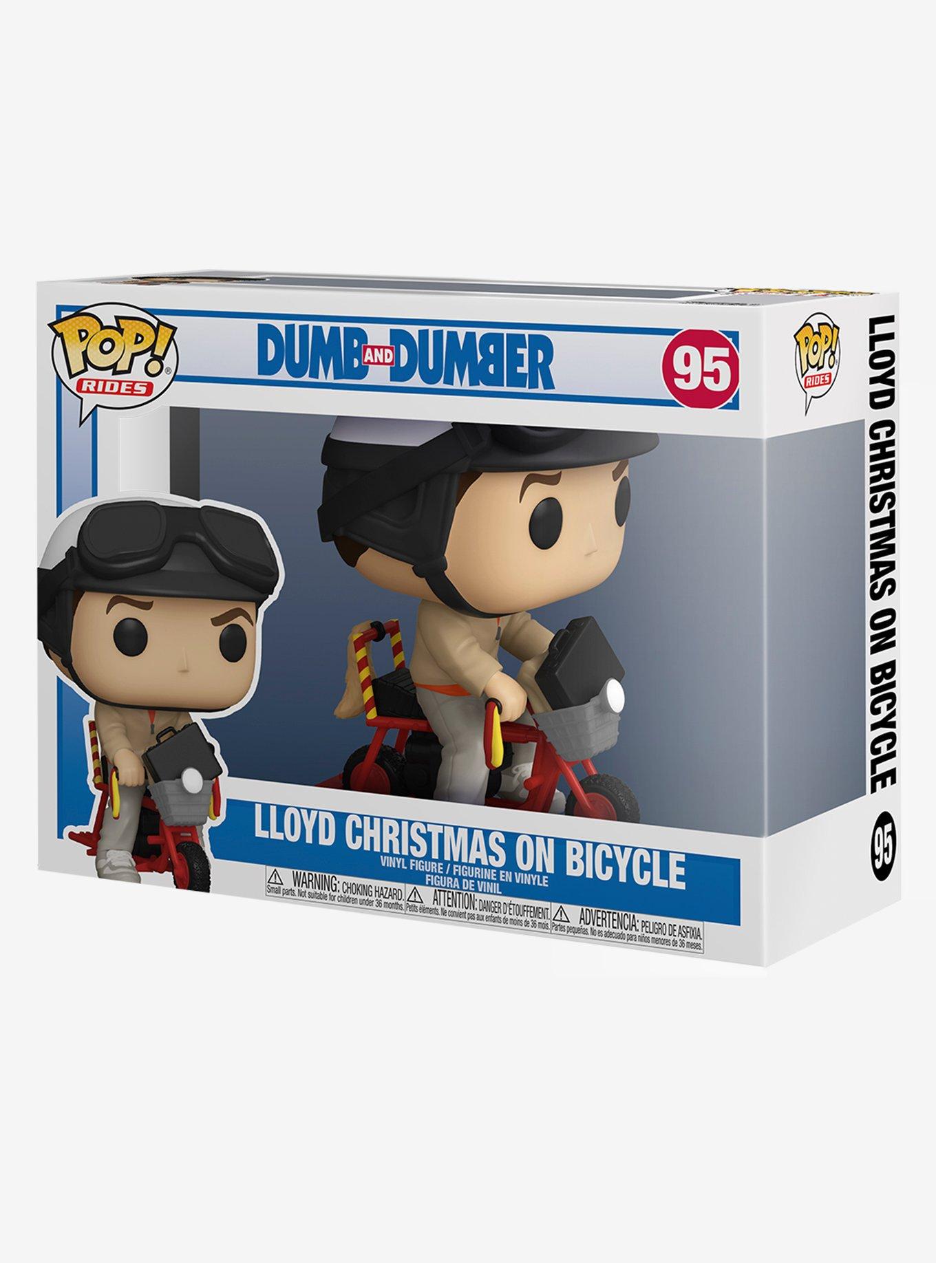 Funko Dumb And Dumber Pop! Rides Lloyd Christmas On Bicycle Vinyl Figure, , alternate