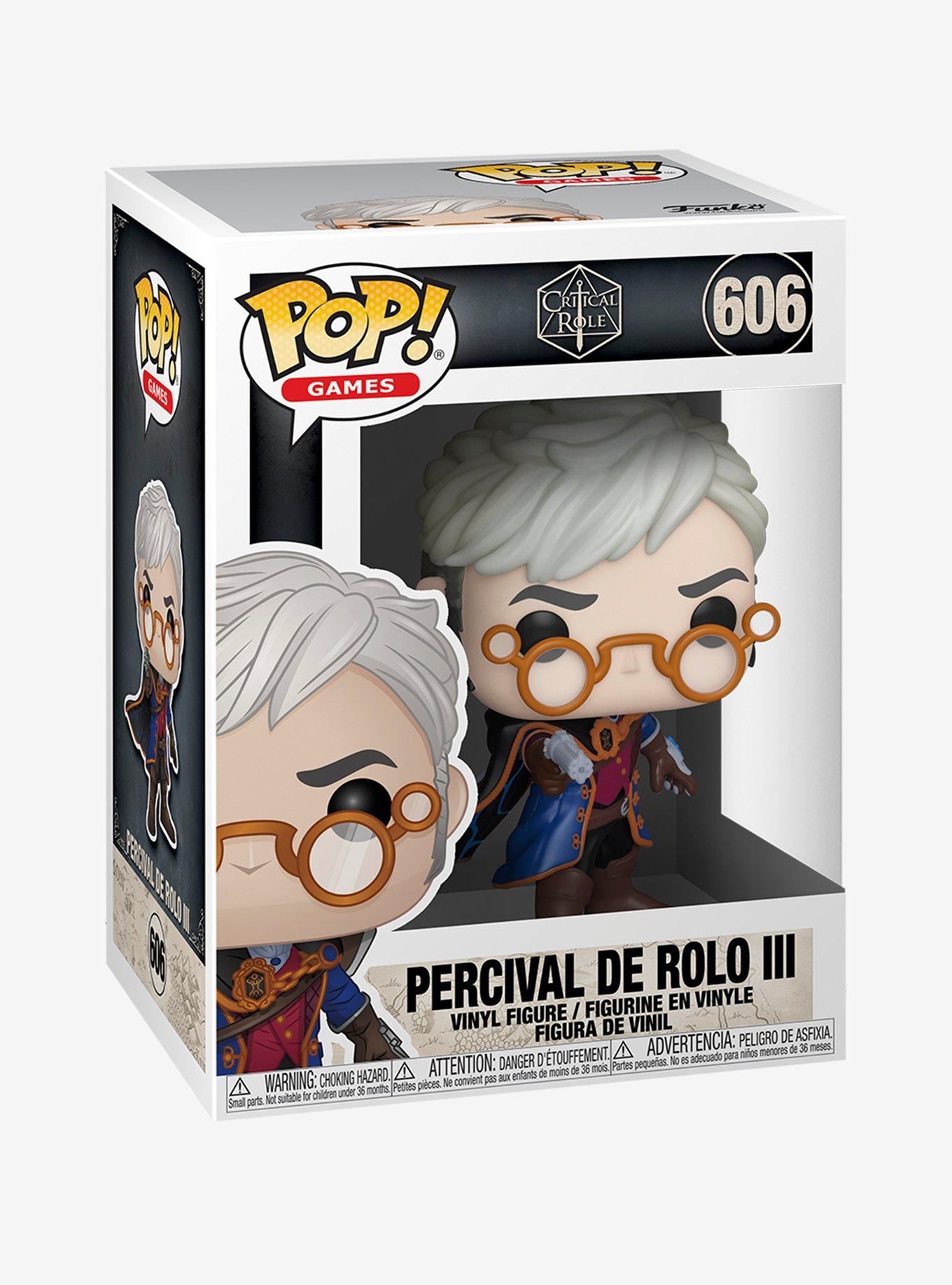 Funko Critical Role Pop! Games Percival De Rolo III Vinyl Figure, , alternate