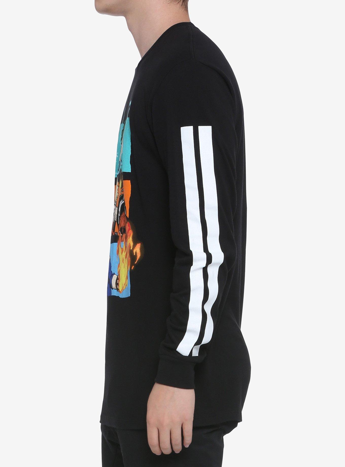 My Hero Academia Hero Trio Hero Panel Long-Sleeve T-Shirt, MULTI, alternate