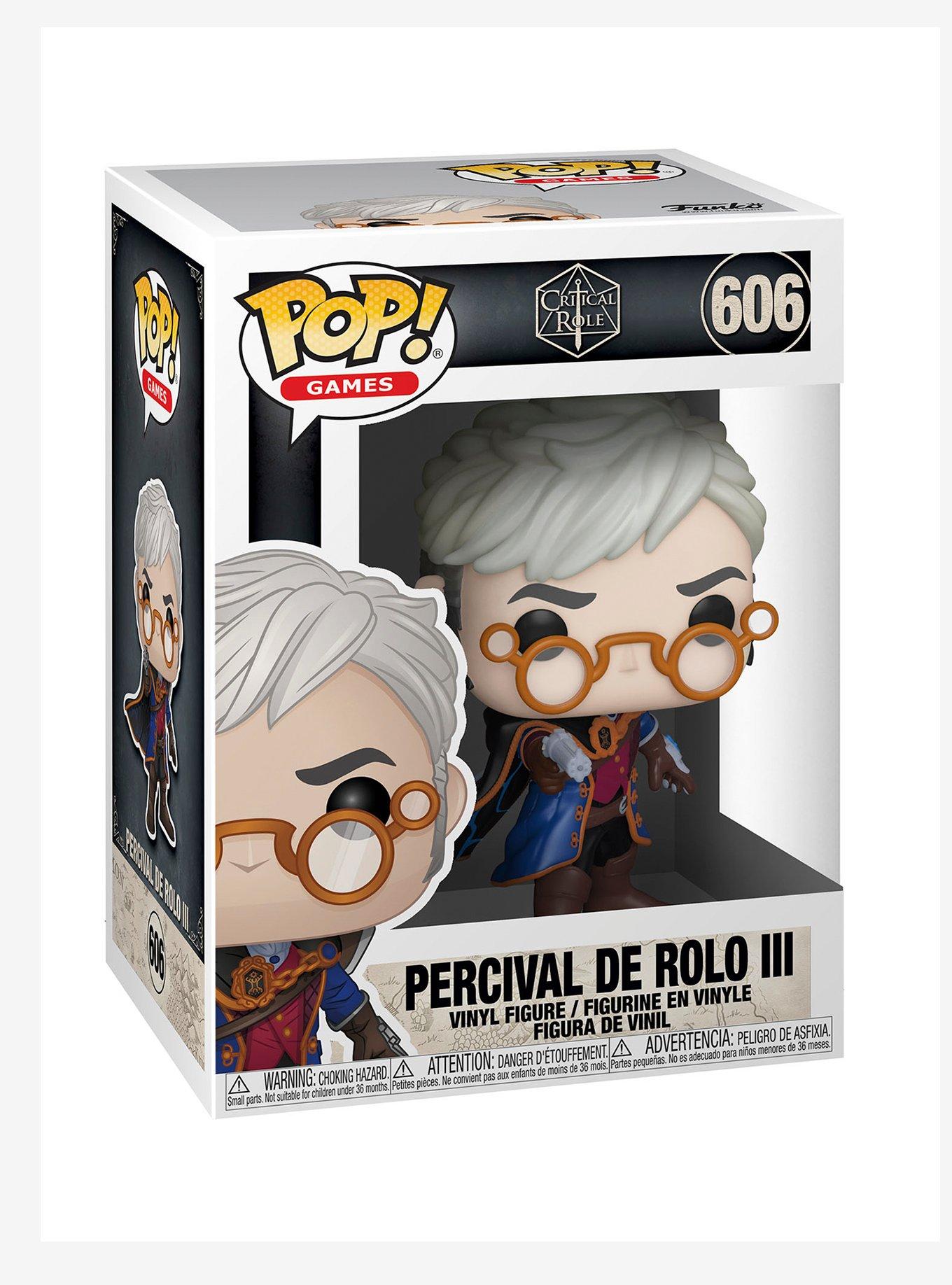 Funko Pop! Games Critical Role Vox Machina Percival De Rolo III Vinyl Figure, , alternate