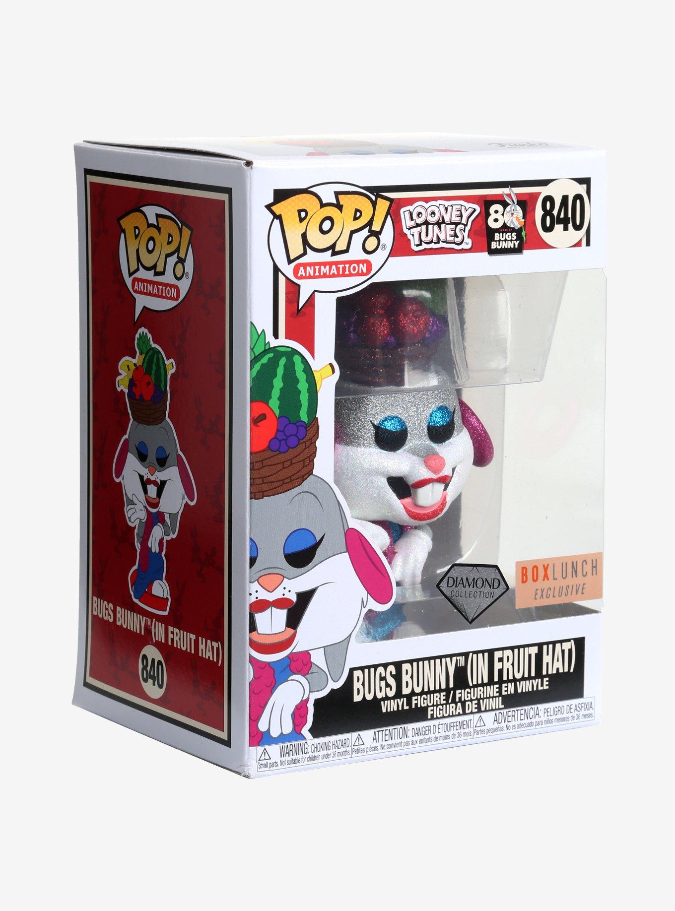 Funko Pop! Animation Looney Tunes Bugs Bunny (In Fruit Hat) Diamond Collection Vinyl Figure - BoxLunch Exclusive, , alternate
