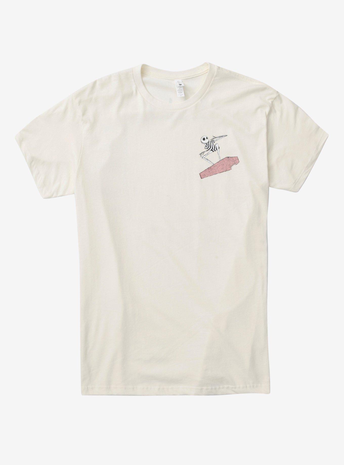 Disney The Nightmare Before Christmas Shred Till You're Dead T-Shirt - BoxLunch Exclusive, CREAM, alternate