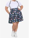 Naruto Shippuden X Hello Kitty And Friends Group Suspender Skirt Plus Size, BLACK, alternate