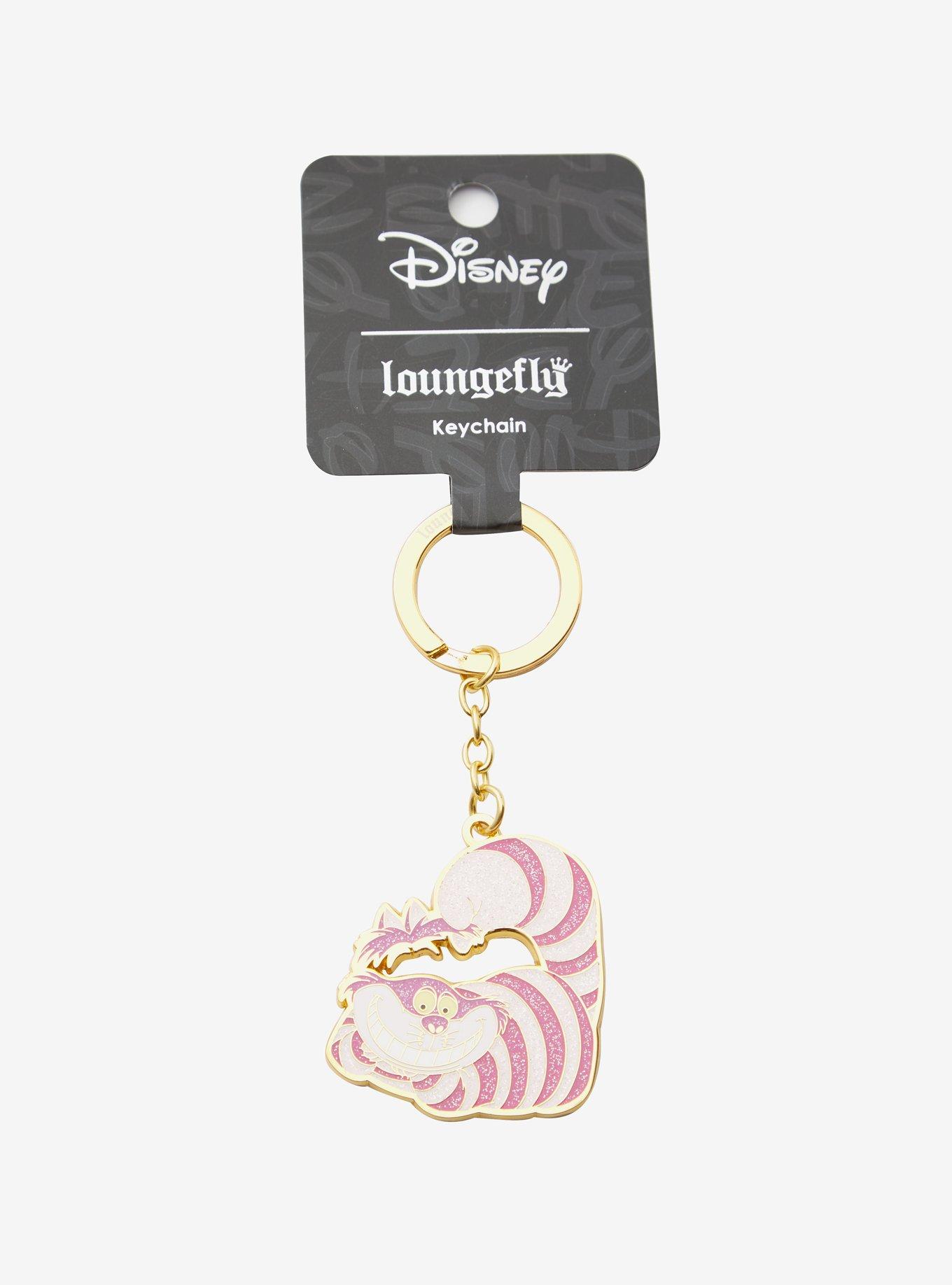 Loungefly Disney Alice In Wonderland Cheshire Cat Enamel Key Chain, , alternate