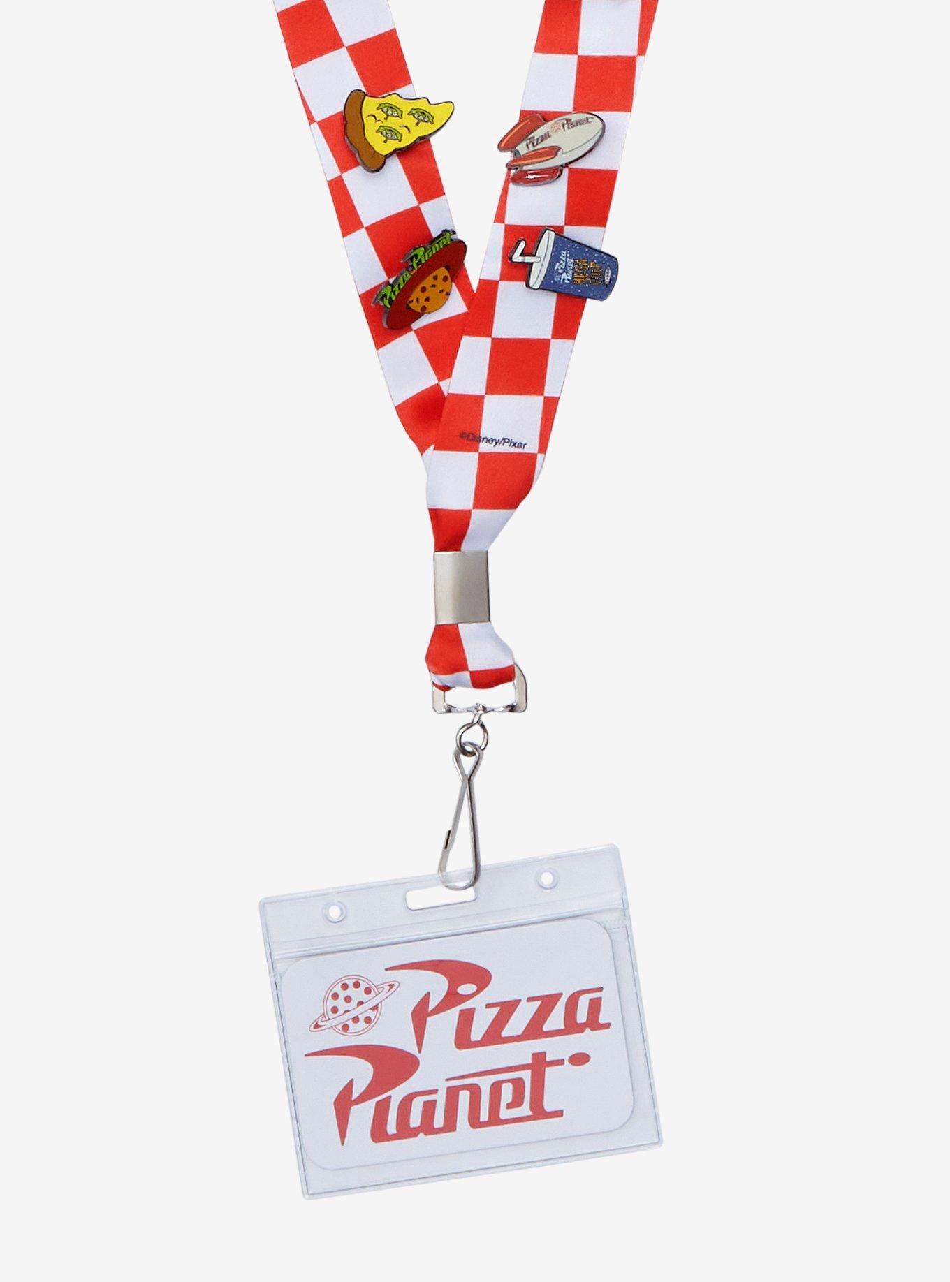 Loungefly Disney Pixar Toy Story Pizza Planet Lanyard & Enamel Pin Set, , alternate