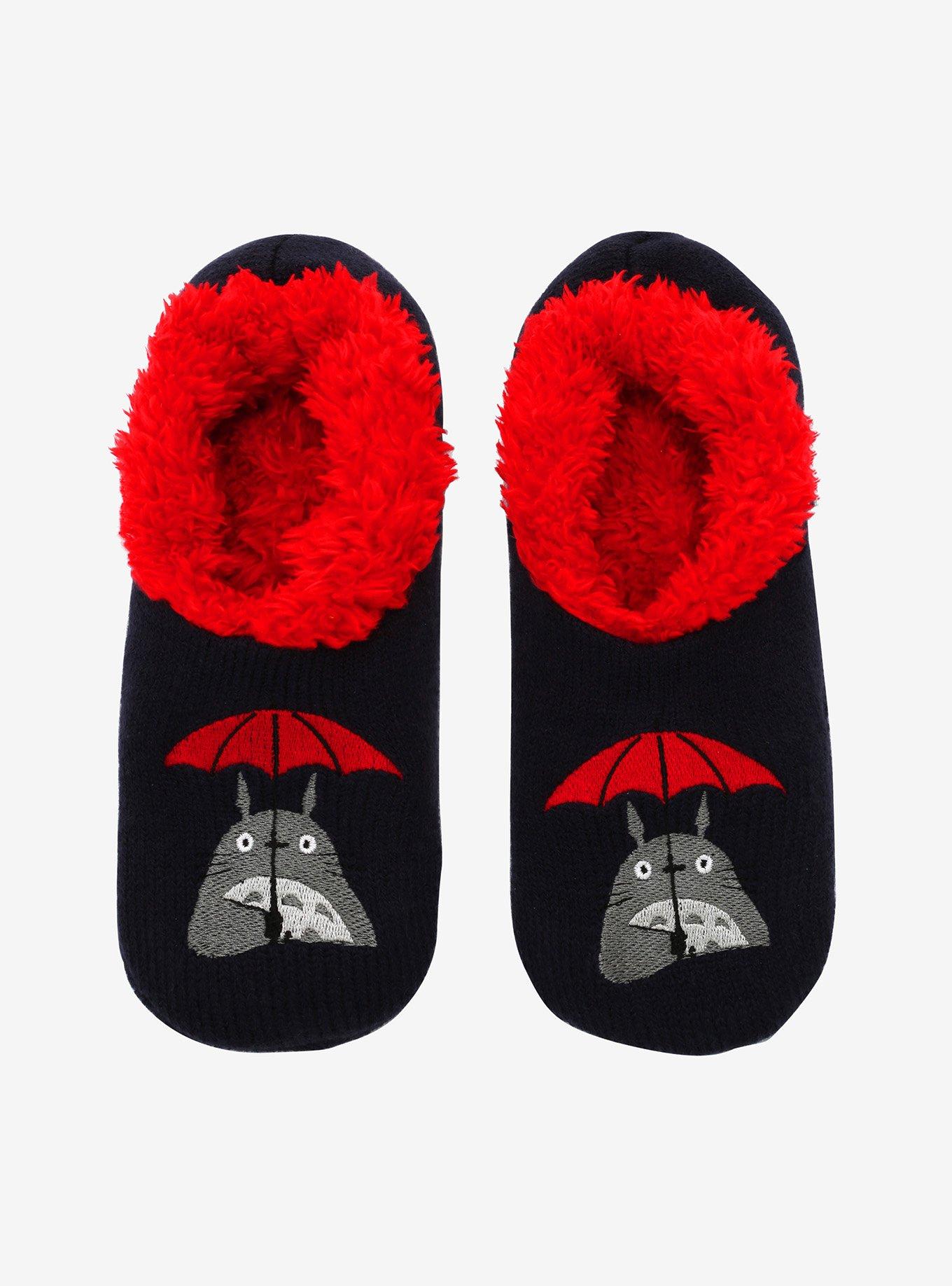 Studio Ghibli My Neighbor Totoro Umbrella Slipper Socks - BoxLunch Exclusive, , alternate