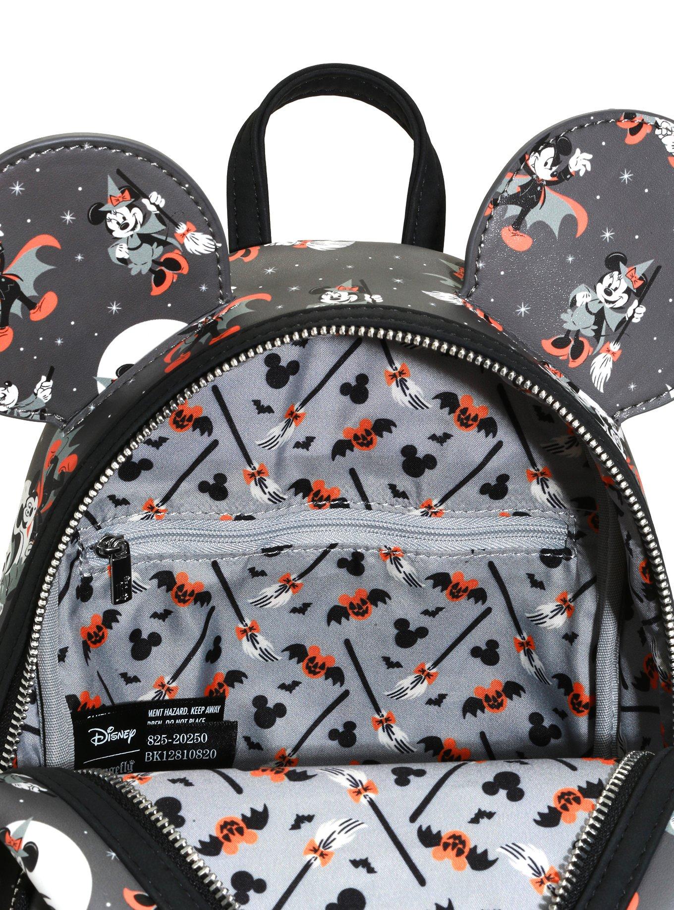 Loungefly Disney Mickey & Minnie Halloween Mini Backpack, , alternate