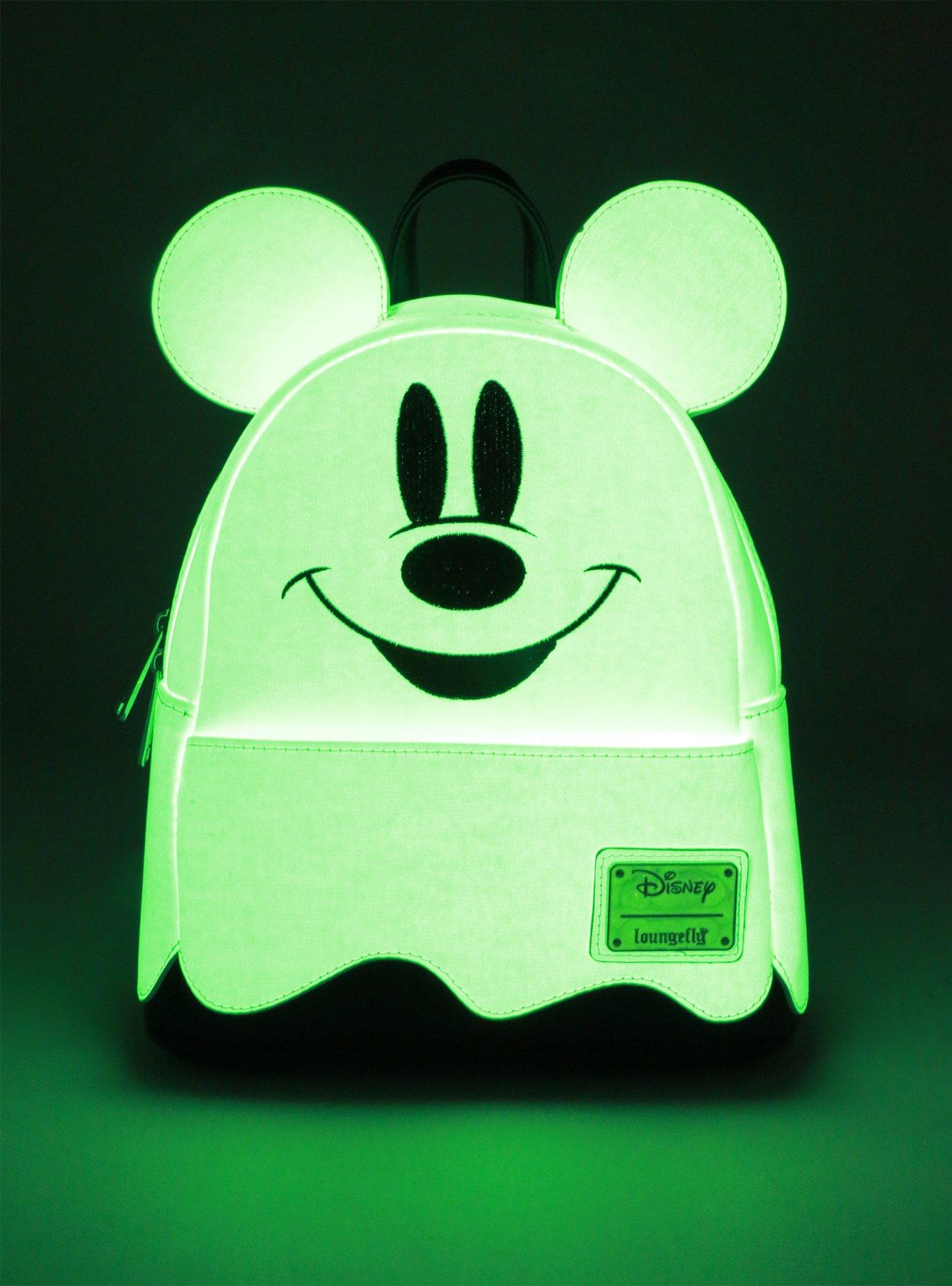 Loungefly Disney Mickey Mouse Ghost Glow-in-the-Dark Mini Backpack, , alternate