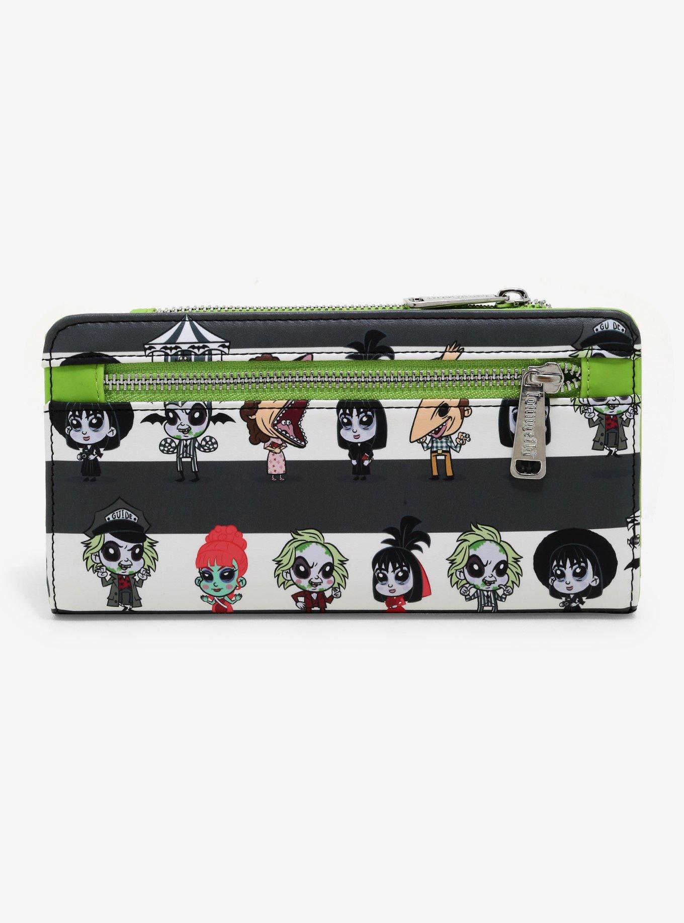 Loungefly Beetlejuice Chibi Characters Wallet, , alternate
