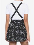 Beetlejuice Sandworm Suspender Skirt, BLACK, alternate