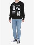 Junji Ito Fashion Model Panels Sweatshirt, GREY, alternate