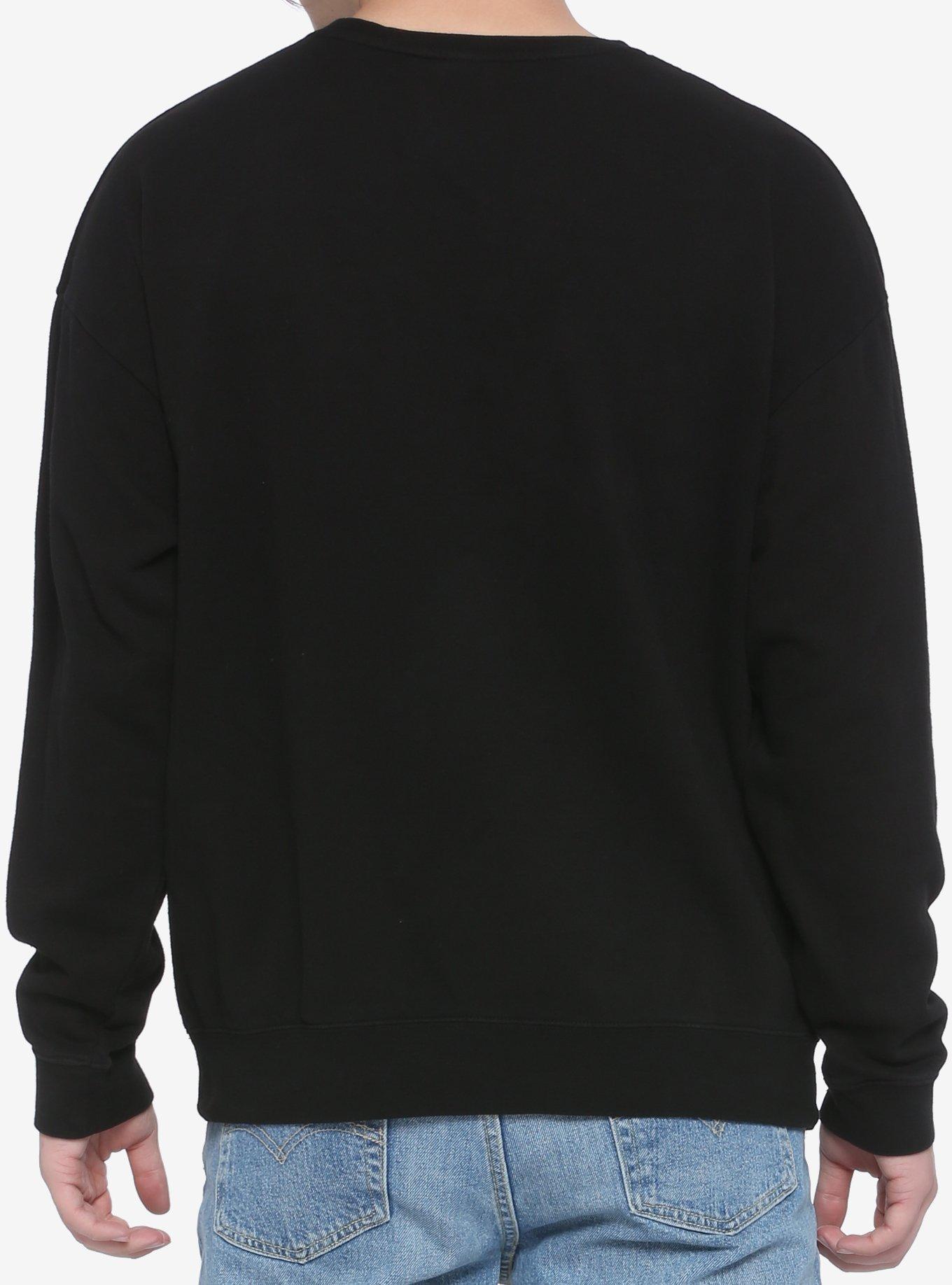 Junji Ito Fashion Model Panels Sweatshirt, GREY, alternate