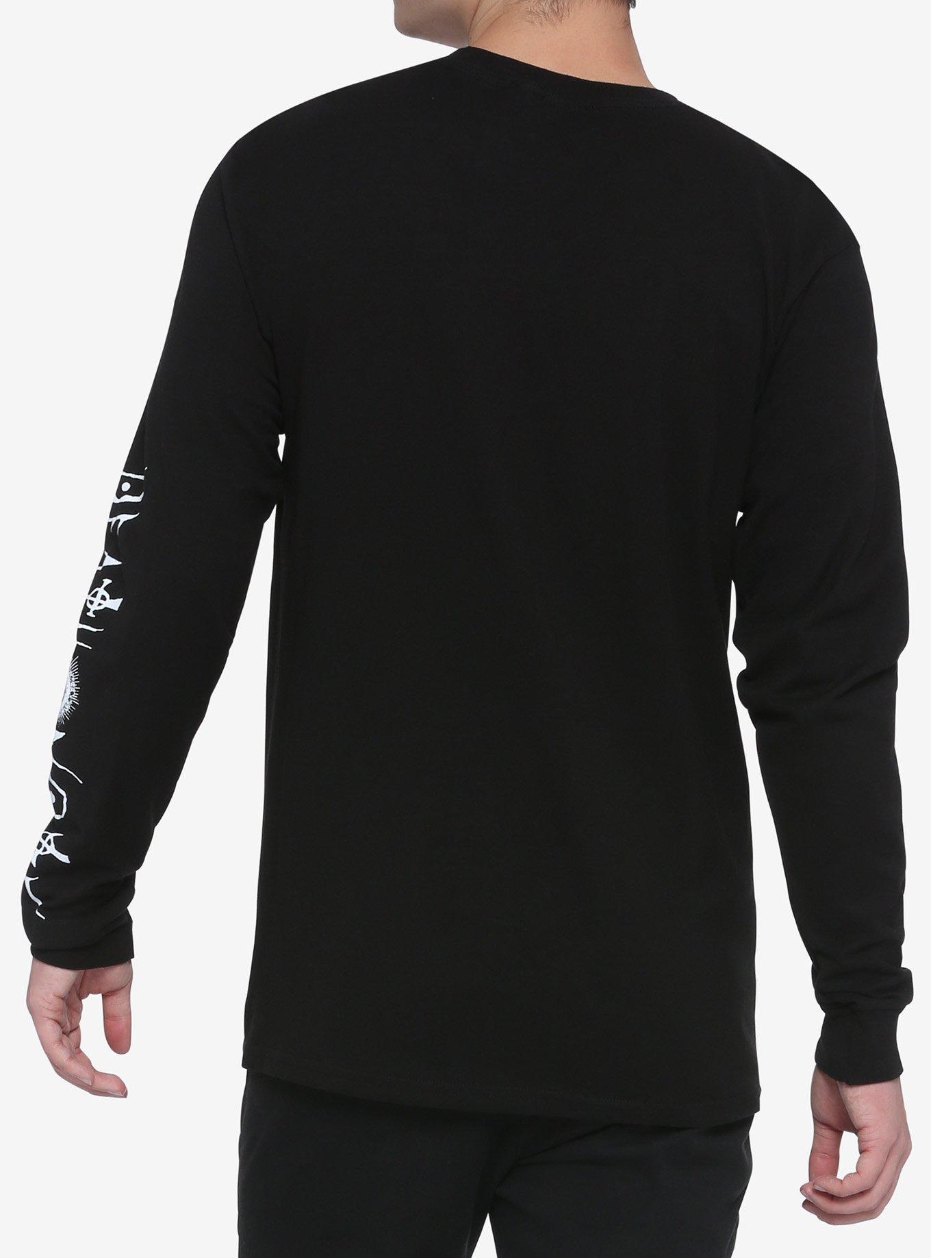 Death Note Ryuk Silhouette Long-Sleeve T-Shirt, WHITE, alternate