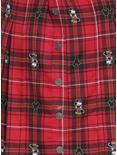 Disney Mickey Mouse Plaid Pleated Skirt Plus Size, MULTI, alternate
