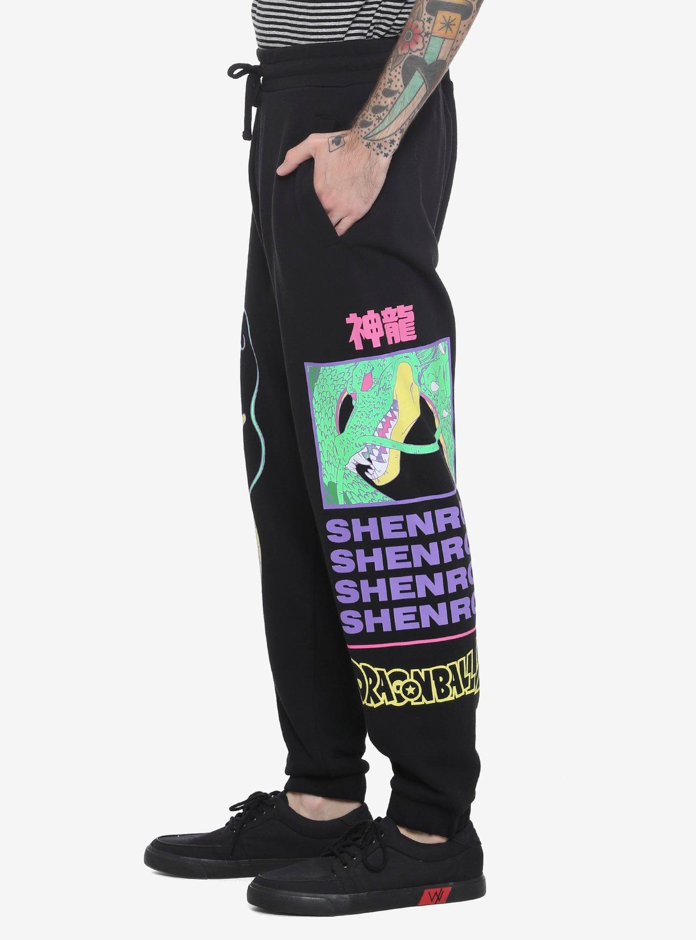 Dragon Ball Z Shenron Sweatpants, BLACK, alternate