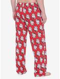 Nissin Cup Noodles X Hello Kitty Red Pajama Pants, RED, alternate