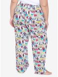Marvel Spider-Man Comic Book Girls Pajama Pants Plus Size, MULTI, alternate