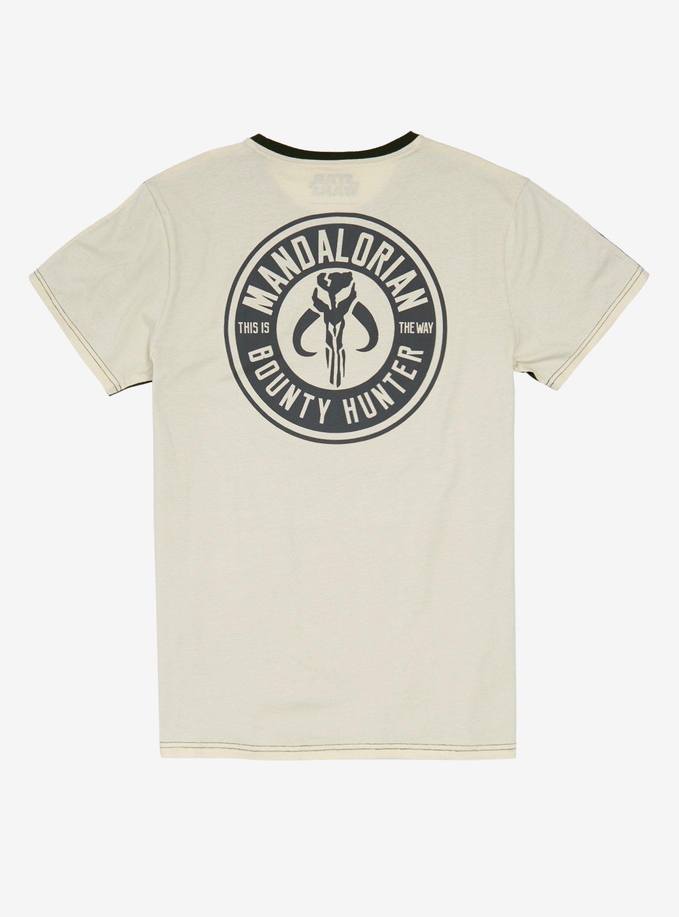Our Universe Star Wars The Mandalorian Bounty Hunter Seal Color-Block T-Shirt, MULTI, alternate