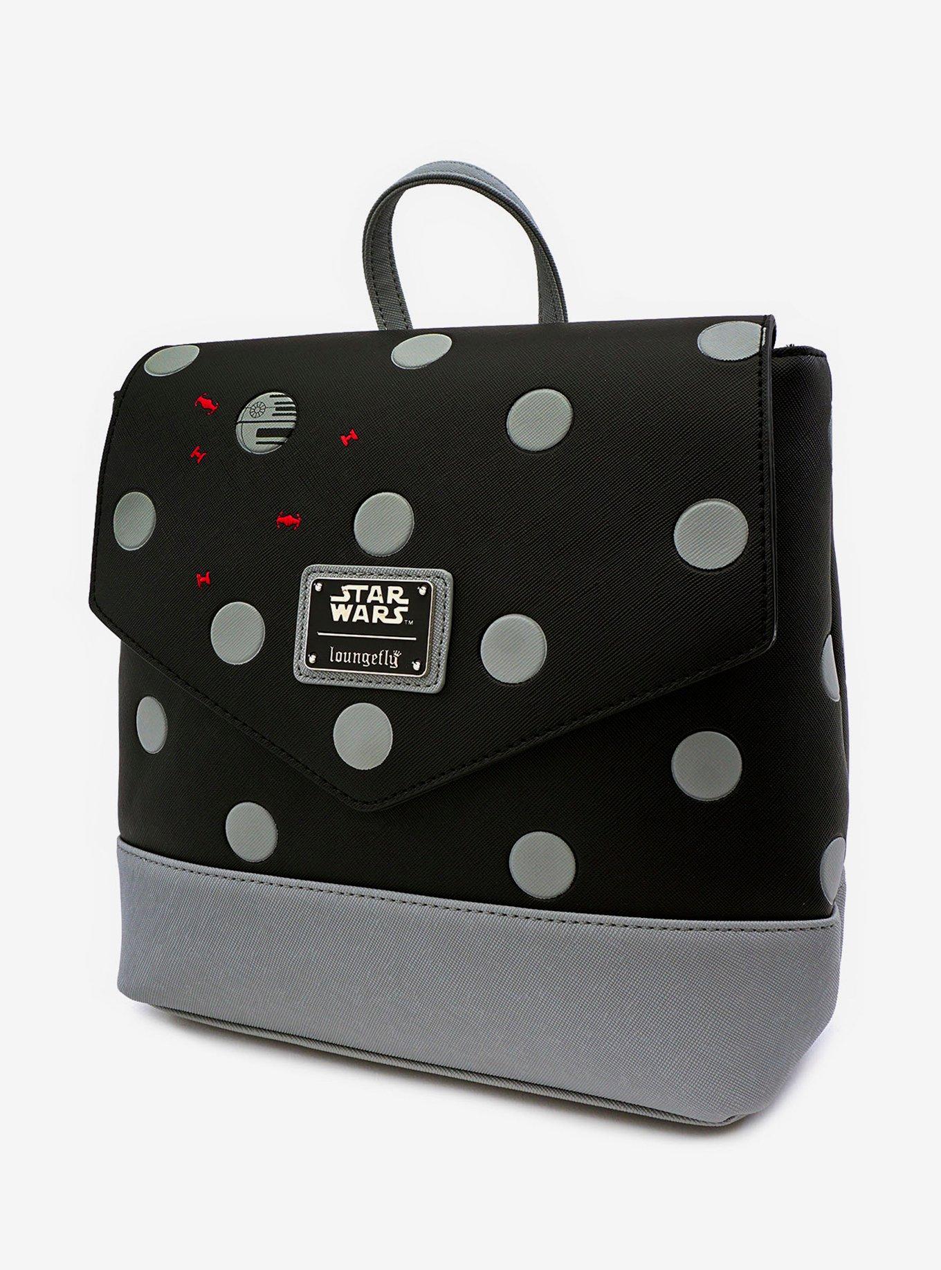 Loungefly Star Wars Death Star Polka Dot Mini Backpack, , alternate