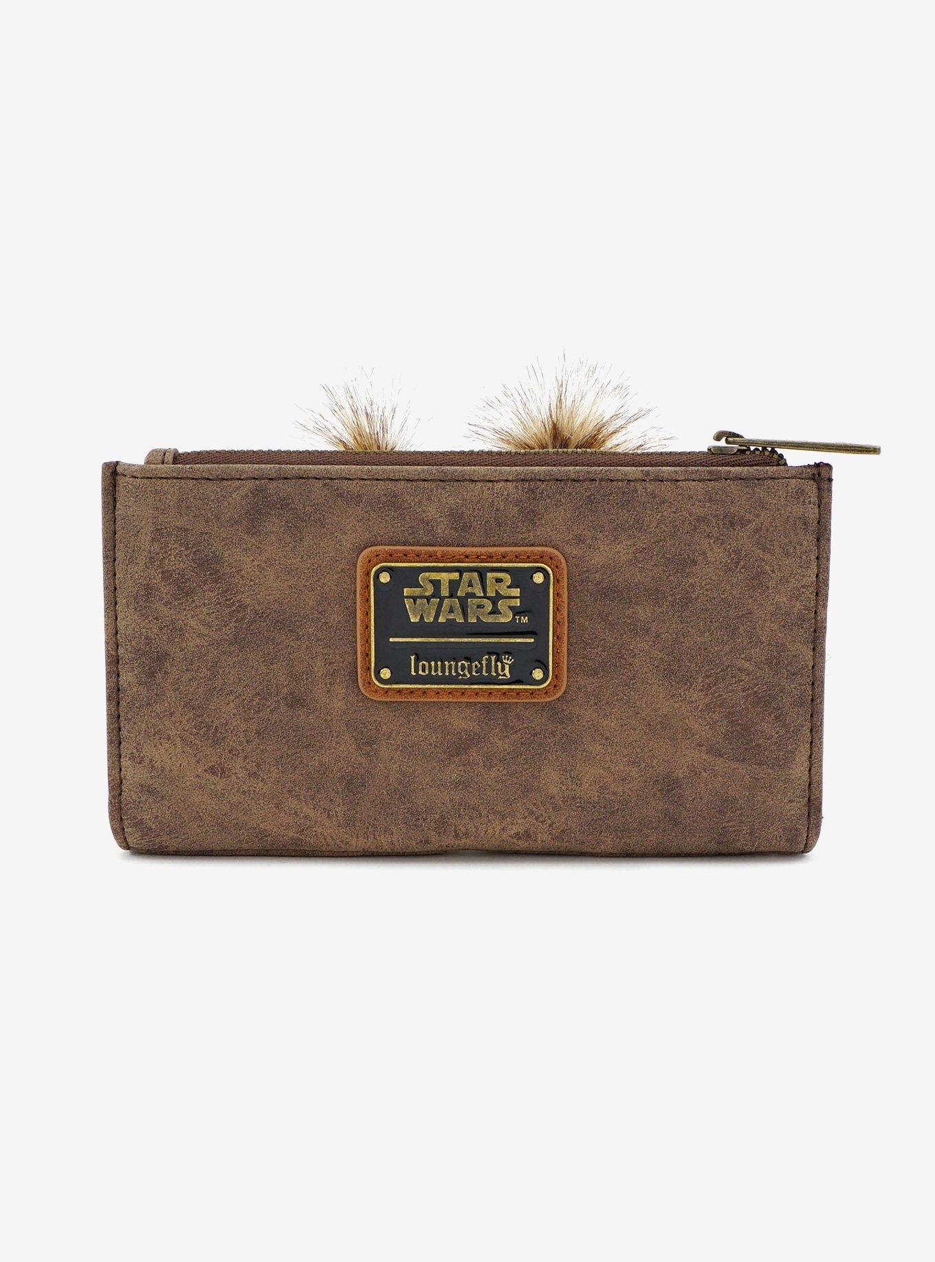 Loungefly Star Wars Ewok Trio Fuzzy Flap Wallet, , alternate