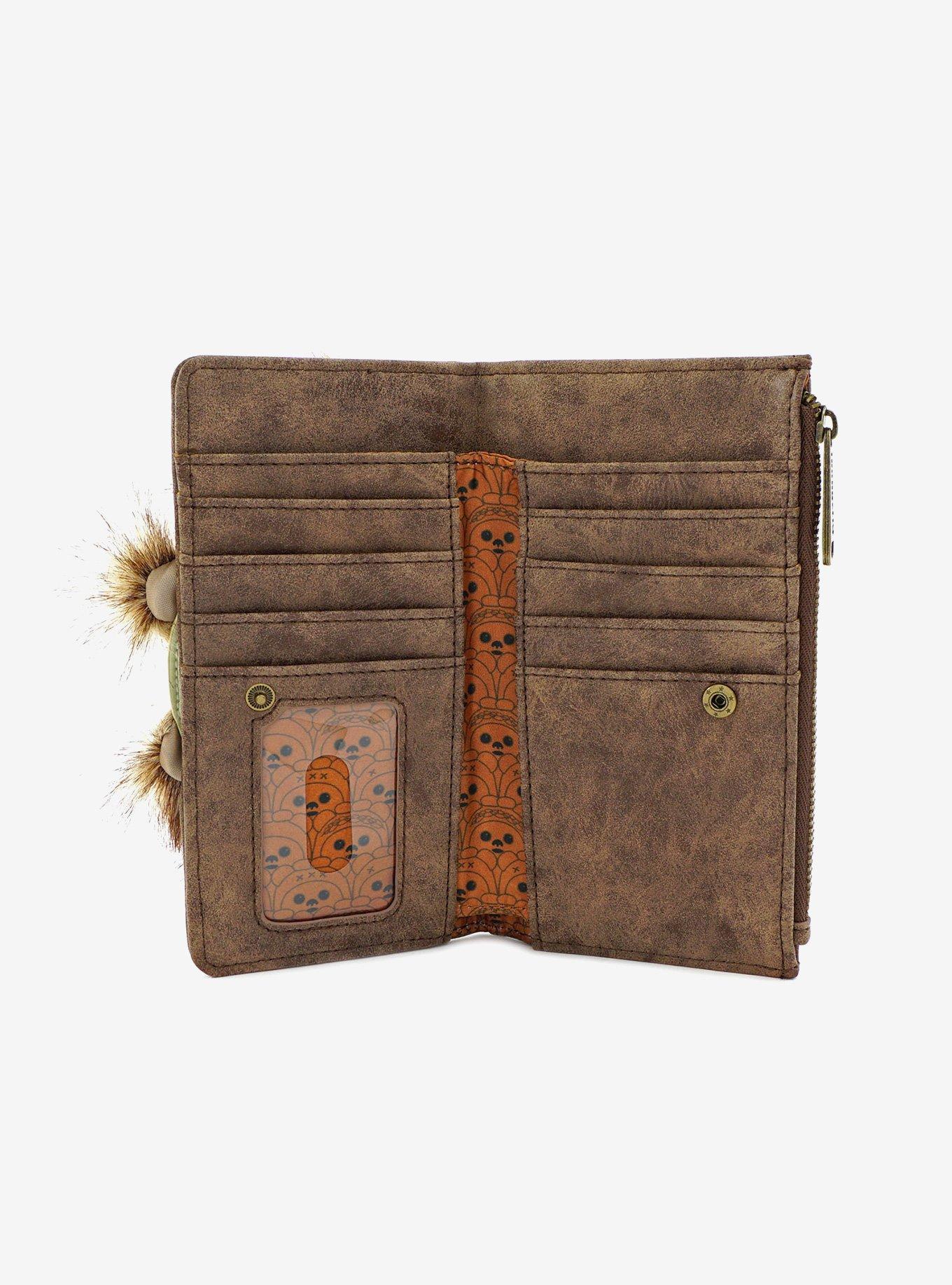 Loungefly Star Wars Ewok Trio Fuzzy Flap Wallet, , alternate