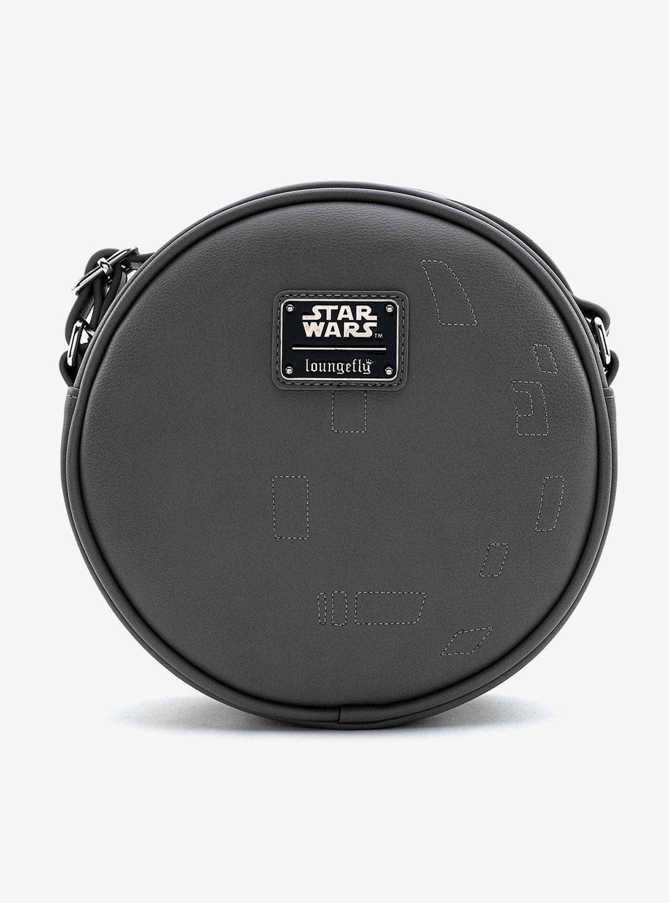 Loungefly Star Wars Death Star Pin Collector Crossbody Bag, , alternate