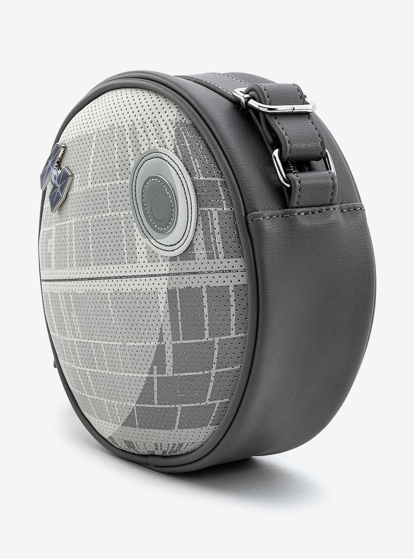 Loungefly Star Wars Death Star Pin Collector Crossbody Bag, , alternate