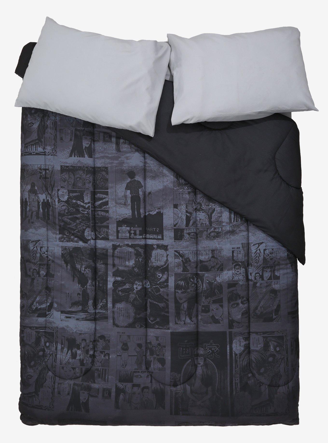 Junji Ito Panel Print Comforter, , alternate