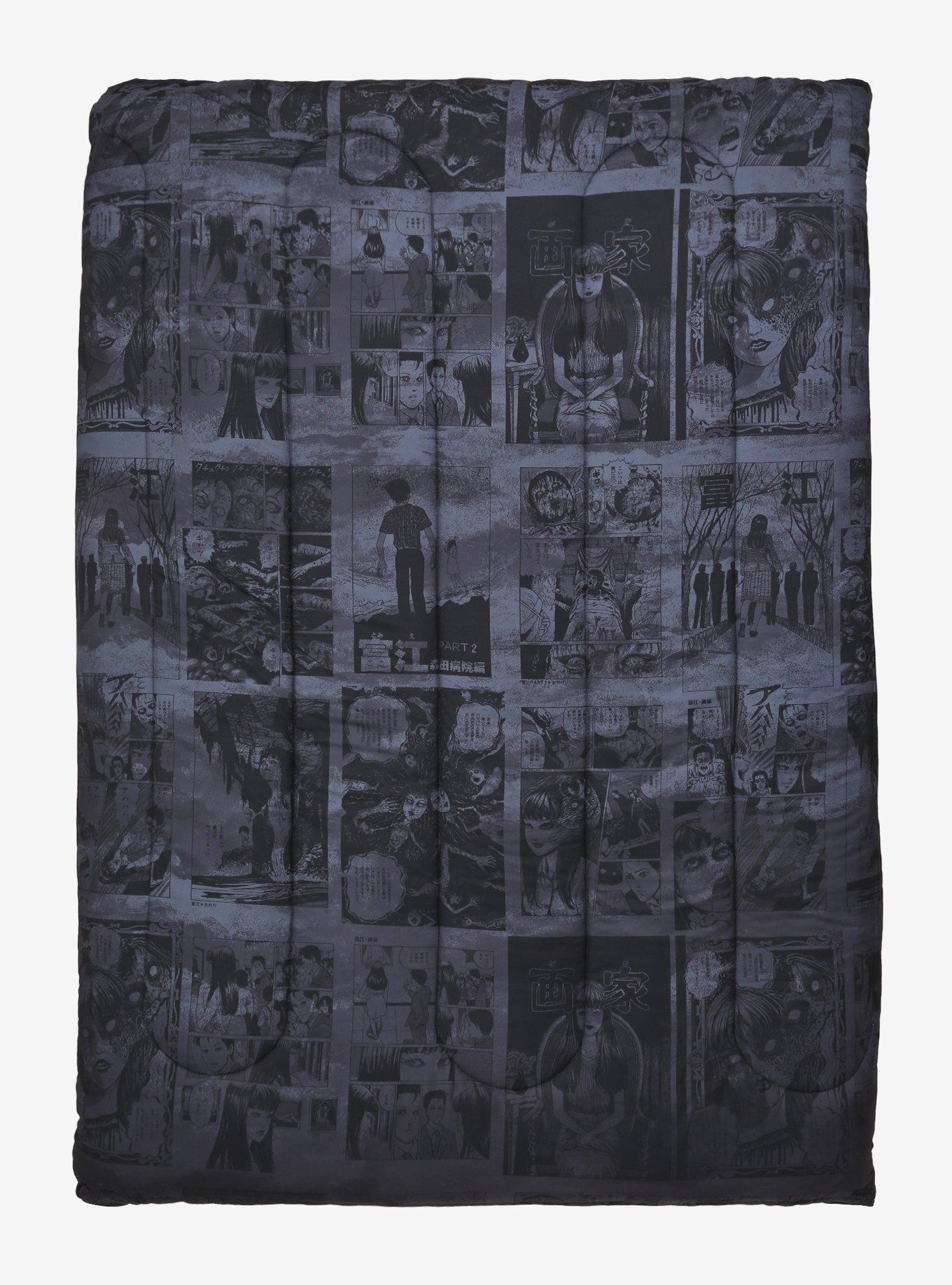 Junji Ito Panel Print Comforter, , alternate