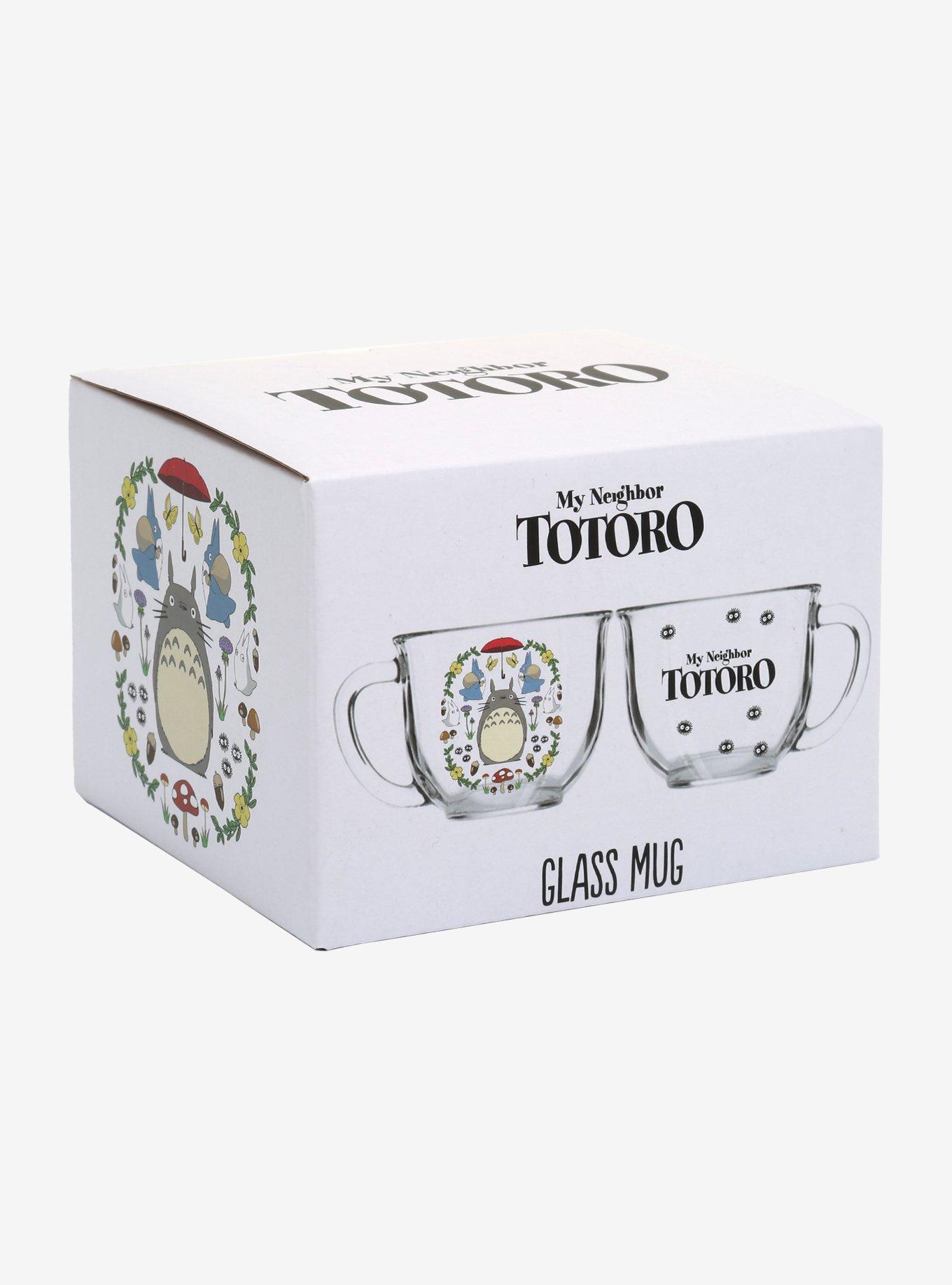 Studio Ghibli My Neighbor Totoro Floral Totoro Clear Mug, , alternate