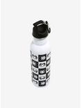 Bendy And The Ink Machine Checkered Stainless Steel Water Bottle, , alternate