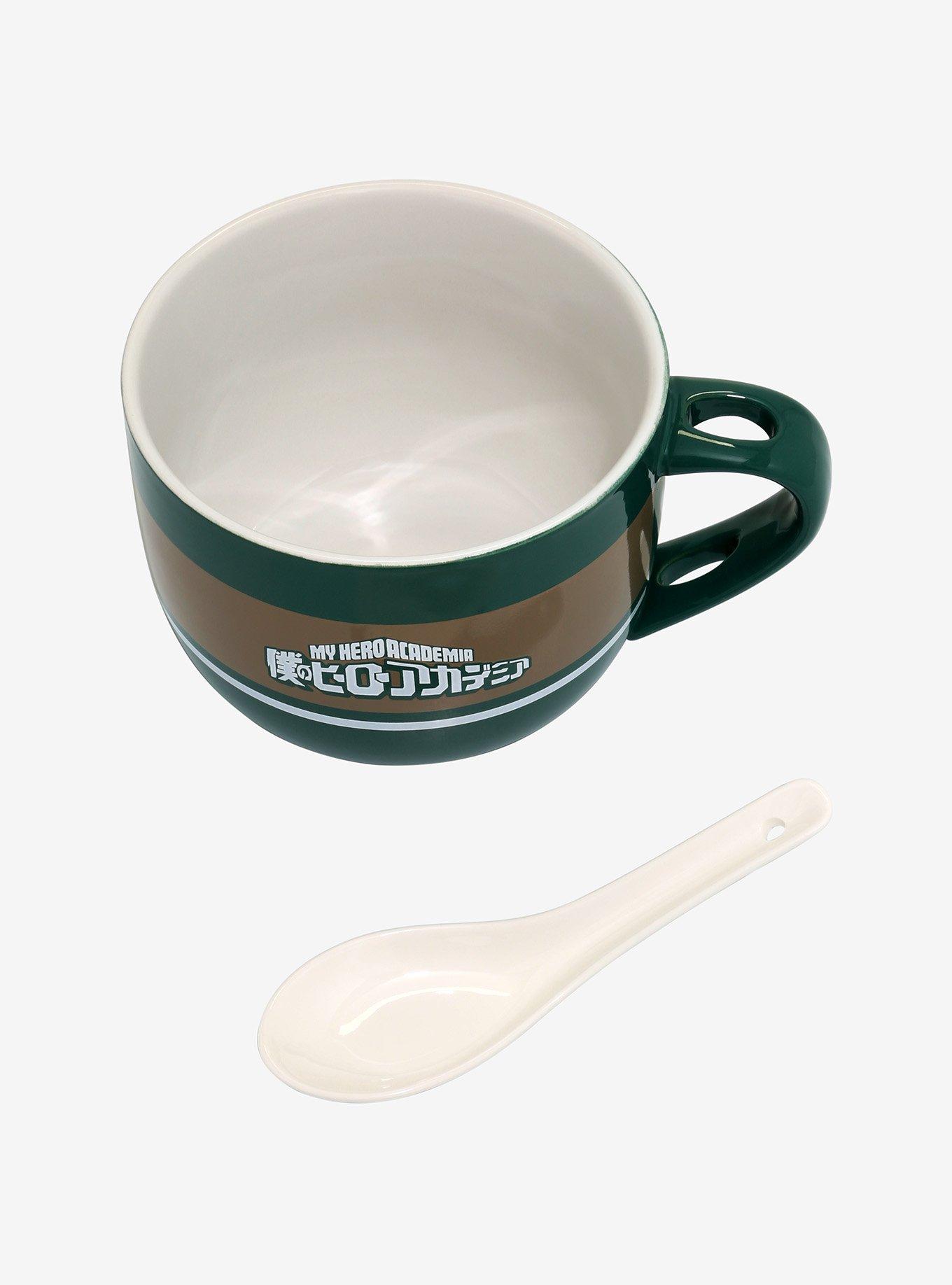 My Hero Academia Deku Soup Mug With Spoon, , alternate