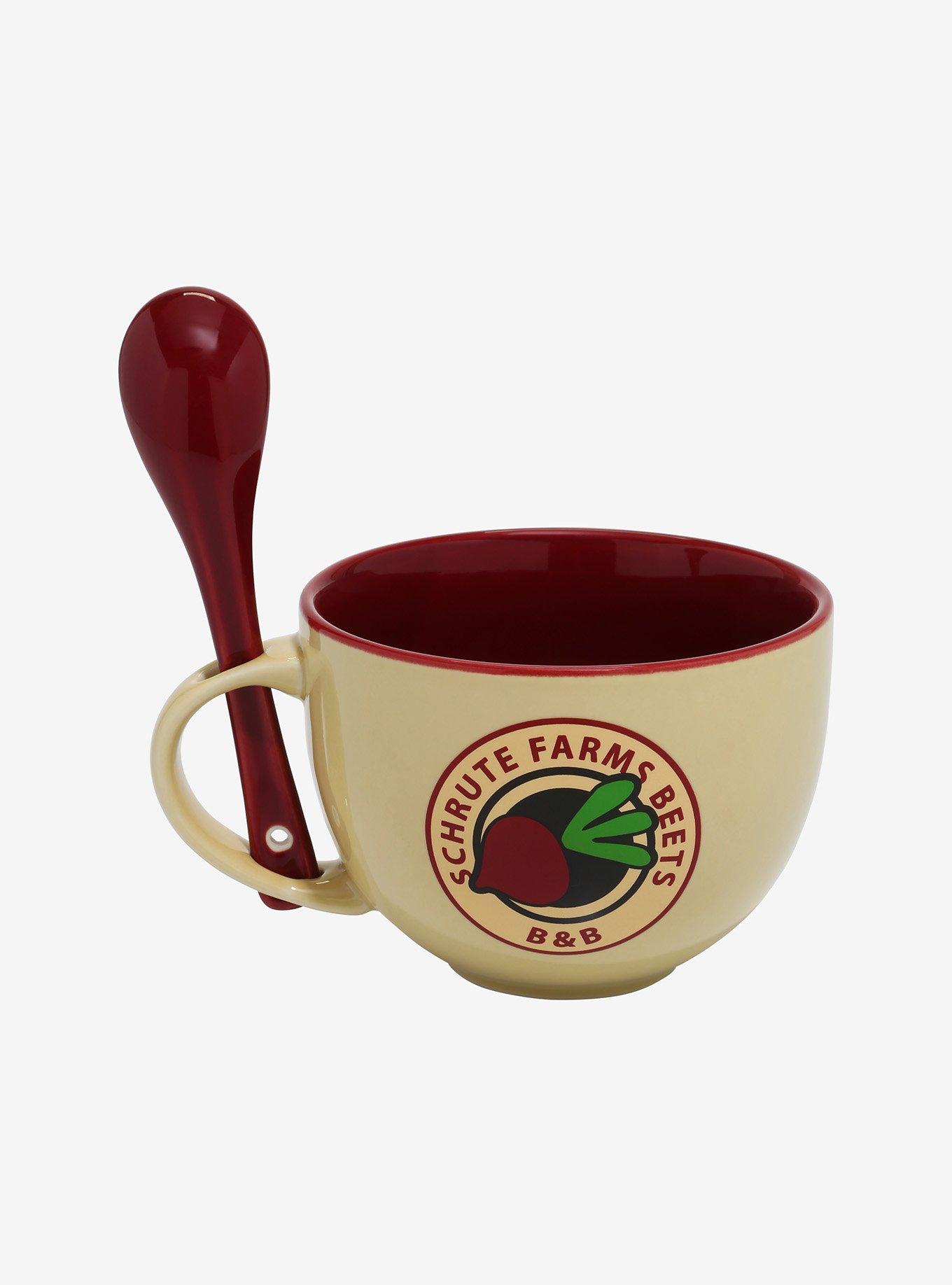 The Office Schrute Farms Soup Mug With Spoon, , alternate