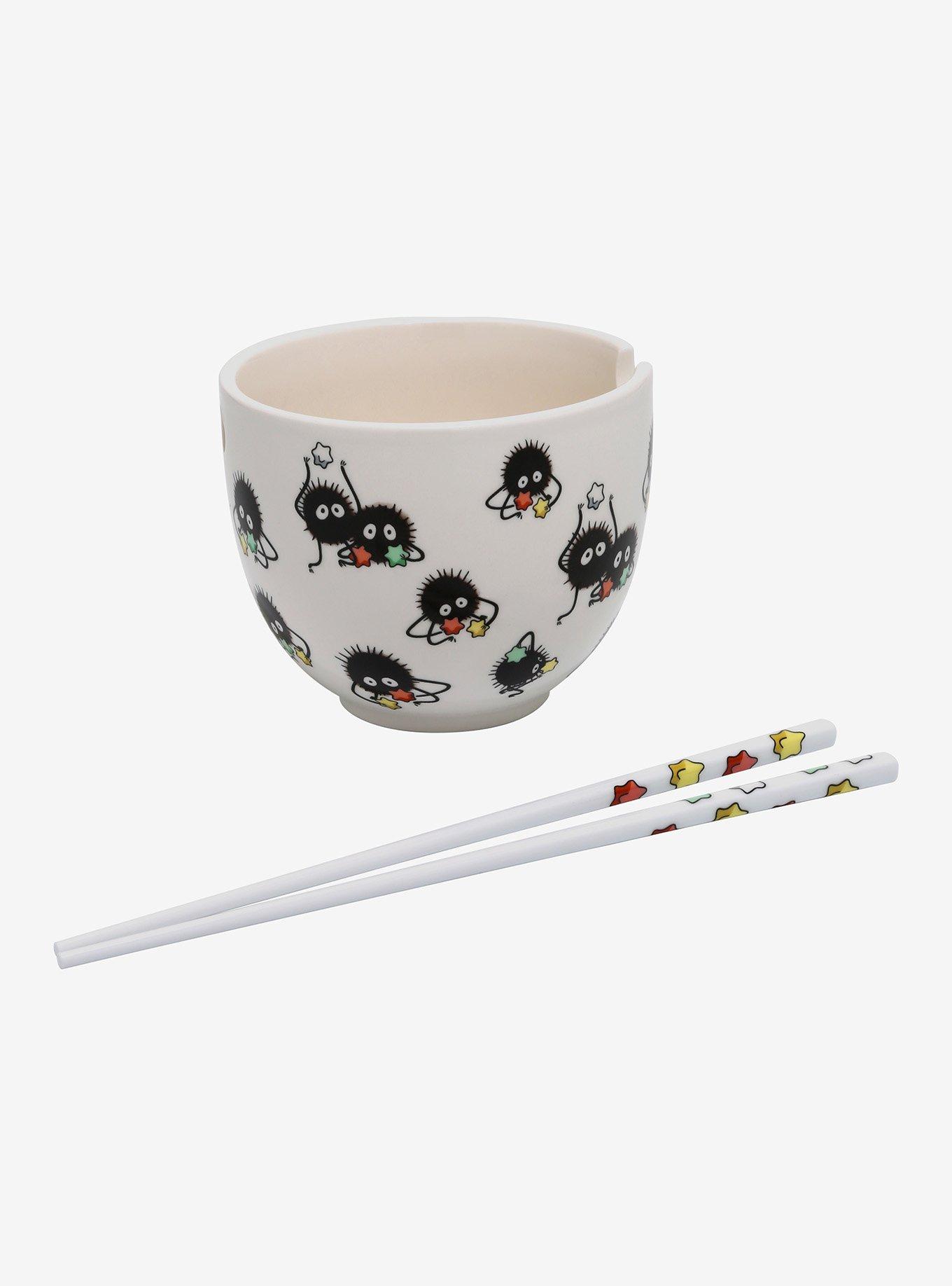 Studio Ghibli Spirited Away Soot Sprites Ramen Bowl & Chopsticks, , alternate